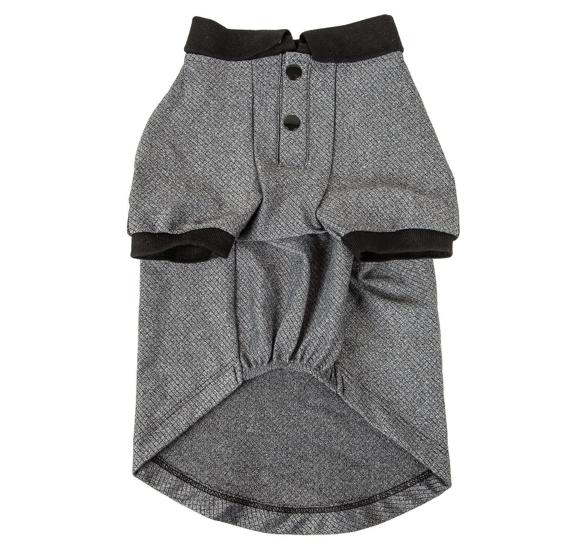 Pet Life ® Active Fur-Flex Stretch and Quick-Dry Anti-Odor Fitness Yoga Dog Polo T-Shirt