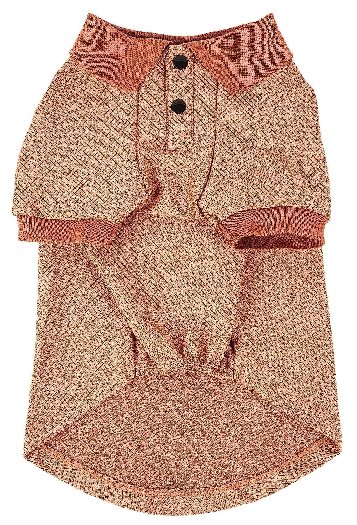 Pet Life ® Active Fur-Flex Stretch and Quick-Dry Anti-Odor Fitness Yoga Dog Polo T-Shirt