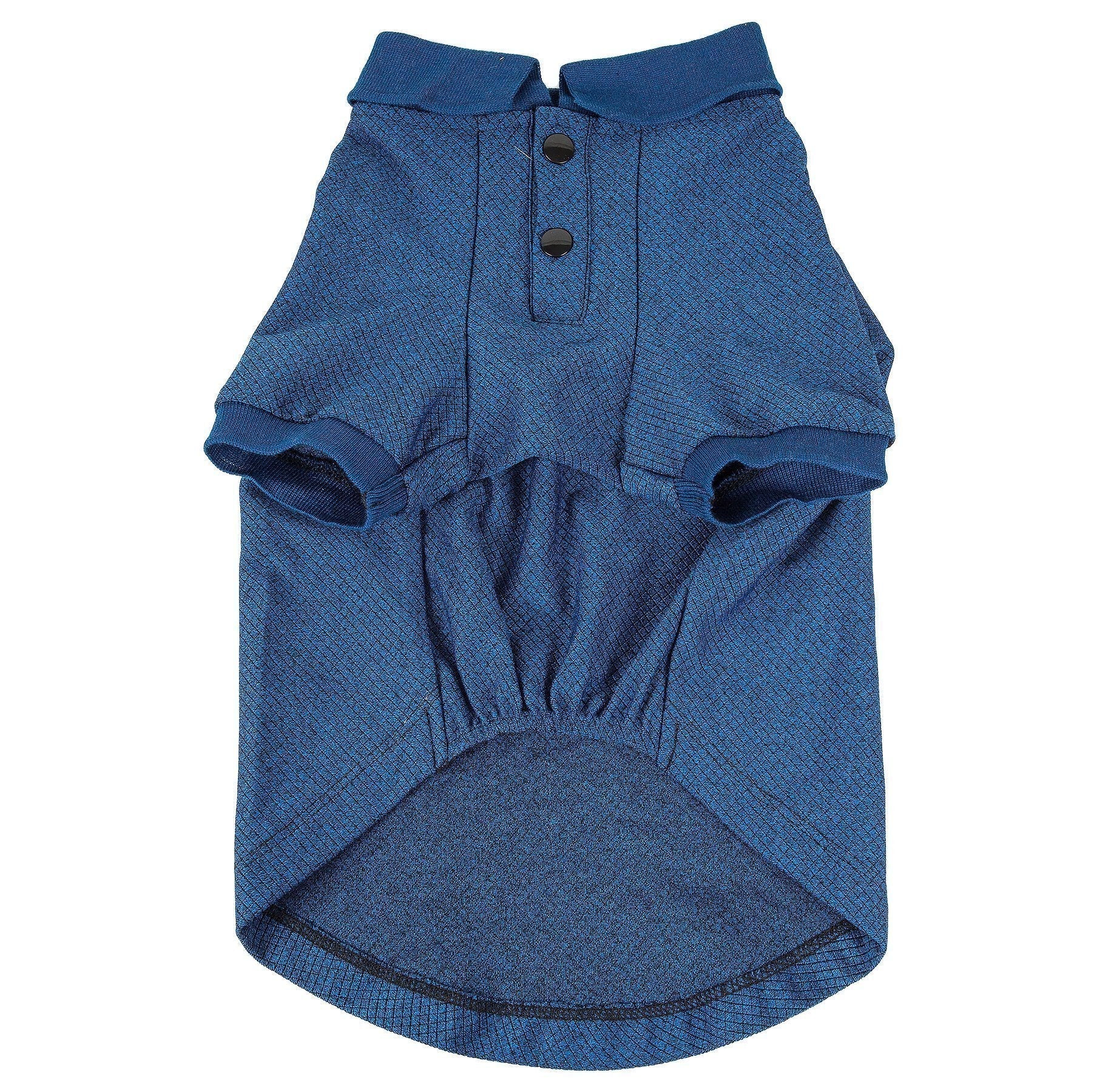 Pet Life ® Active Fur-Flex Stretch and Quick-Dry Anti-Odor Fitness Yoga Dog Polo T-Shirt