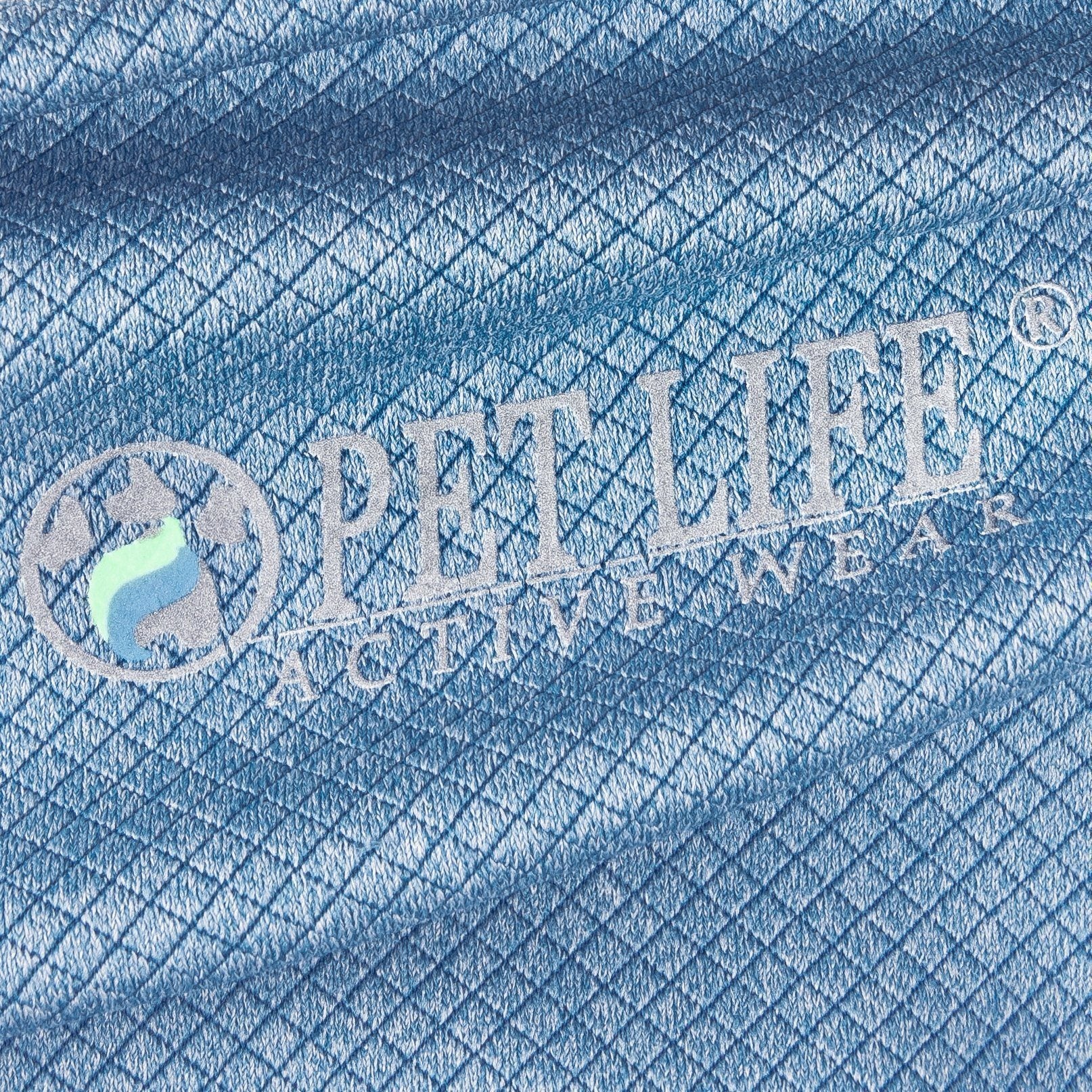 Pet Life ® Active Fur-Flex Stretch and Quick-Dry Anti-Odor Fitness Yoga Dog Polo T-Shirt