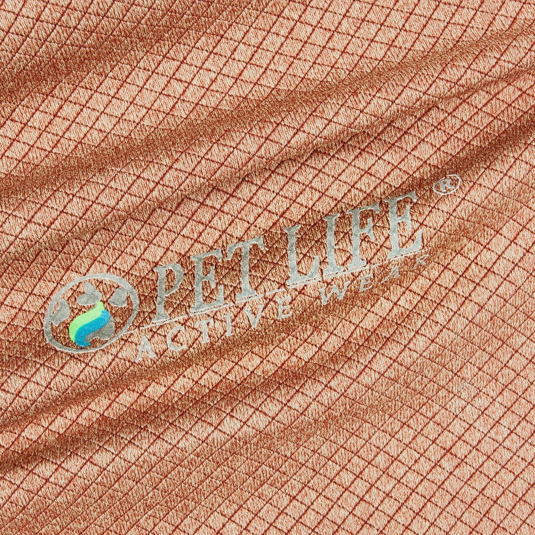 Pet Life ® Active Fur-Flex Stretch and Quick-Dry Anti-Odor Fitness Yoga Dog Polo T-Shirt