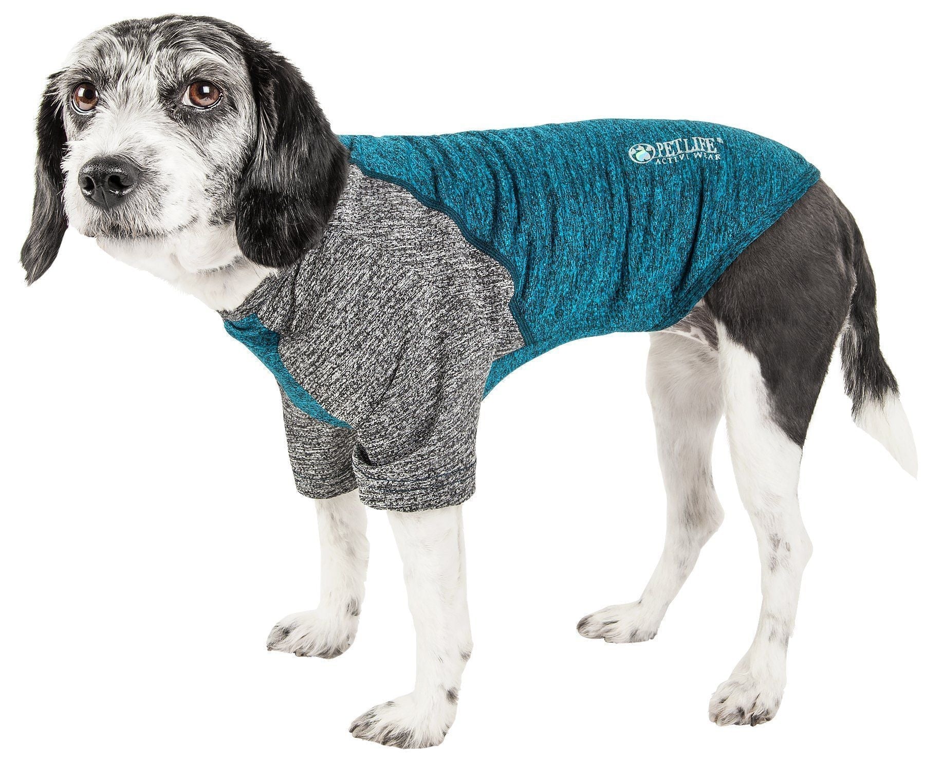 Pet Life ® Active Hybreed 4-Way-Stretch Fitness Performance Dog T-Shirt