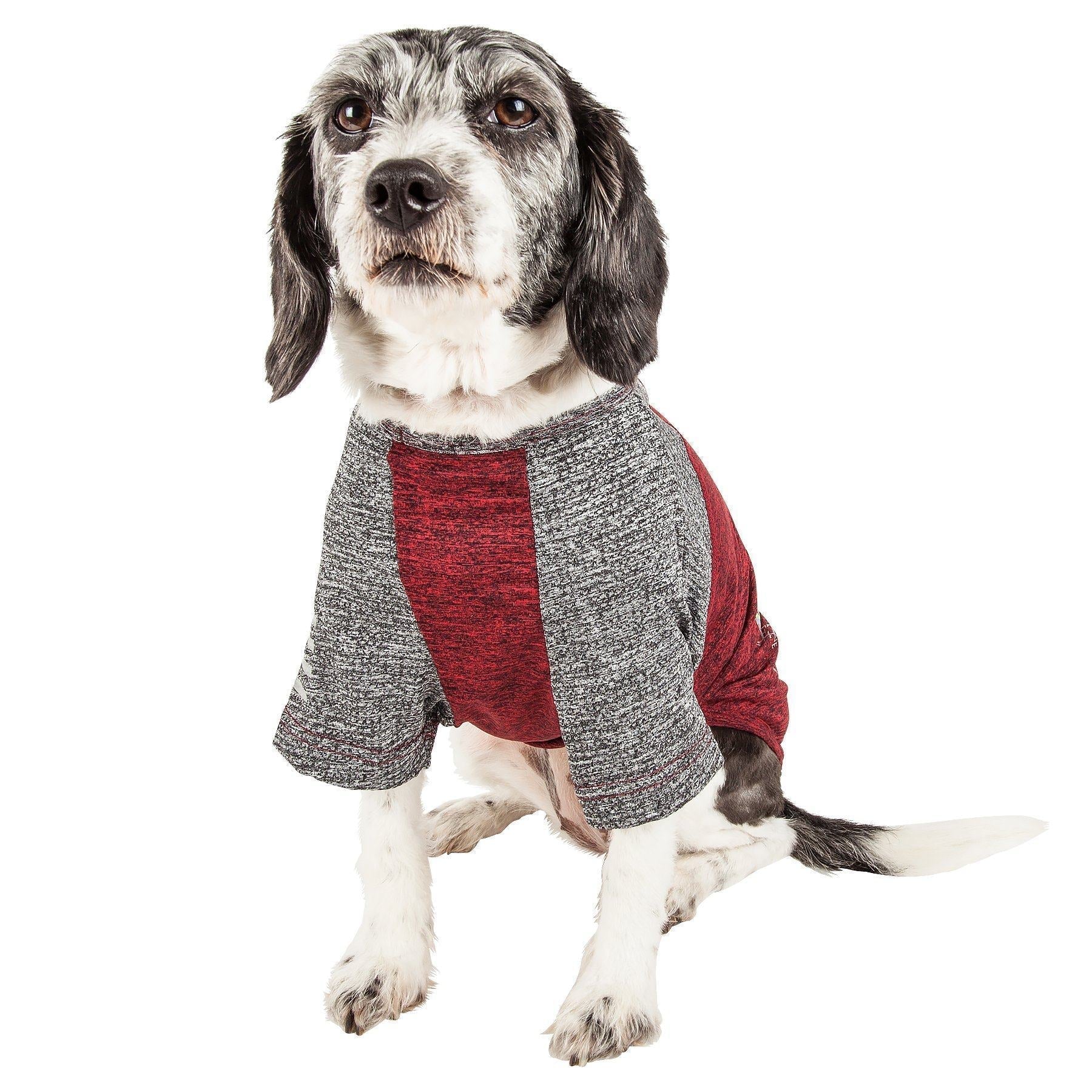 Pet Life Active Hybreed 4-Way-Stretch Fitness Performance Dog T-Shirt