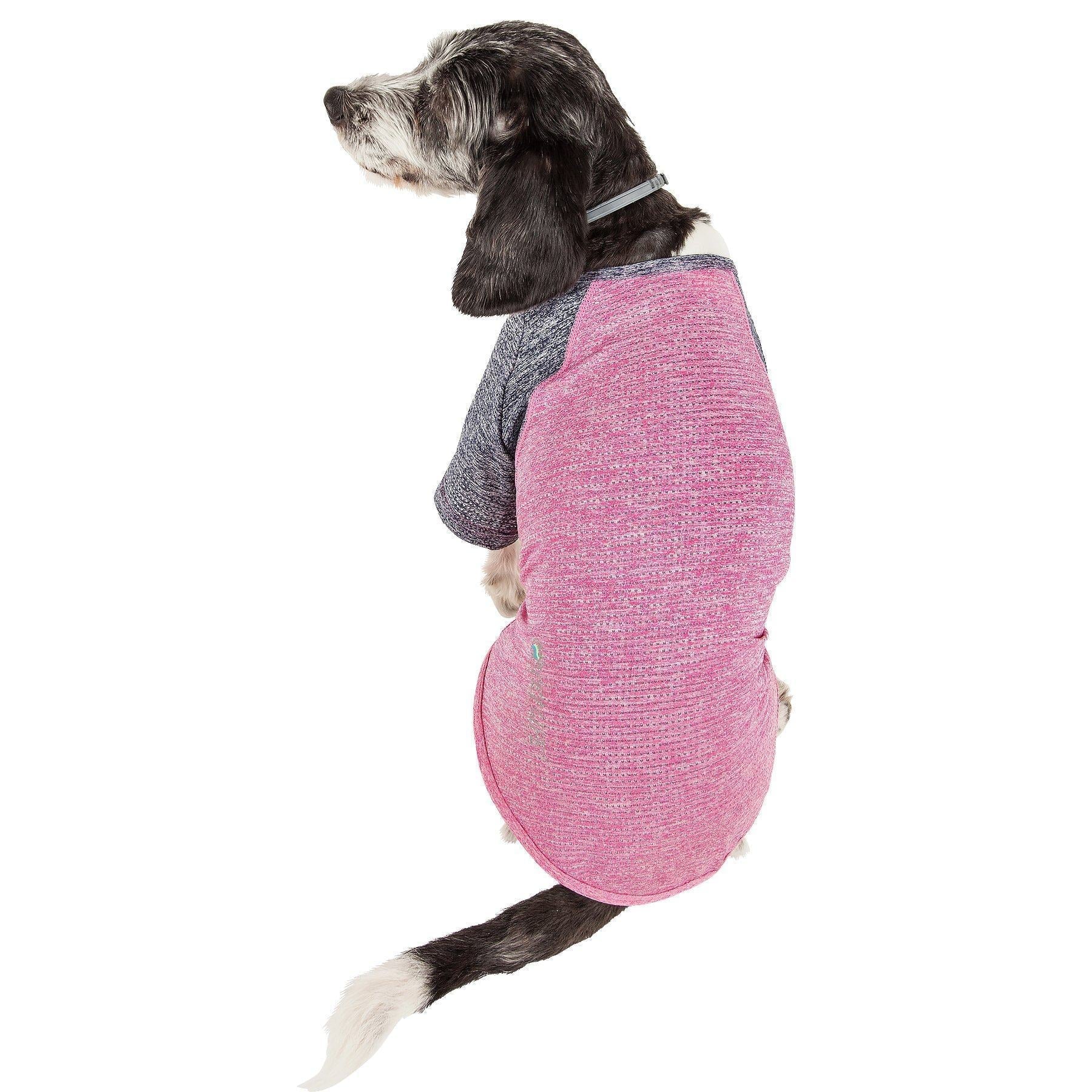 Pet Life Active Hybreed 4-Way-Stretch Fitness Performance Dog T-Shirt