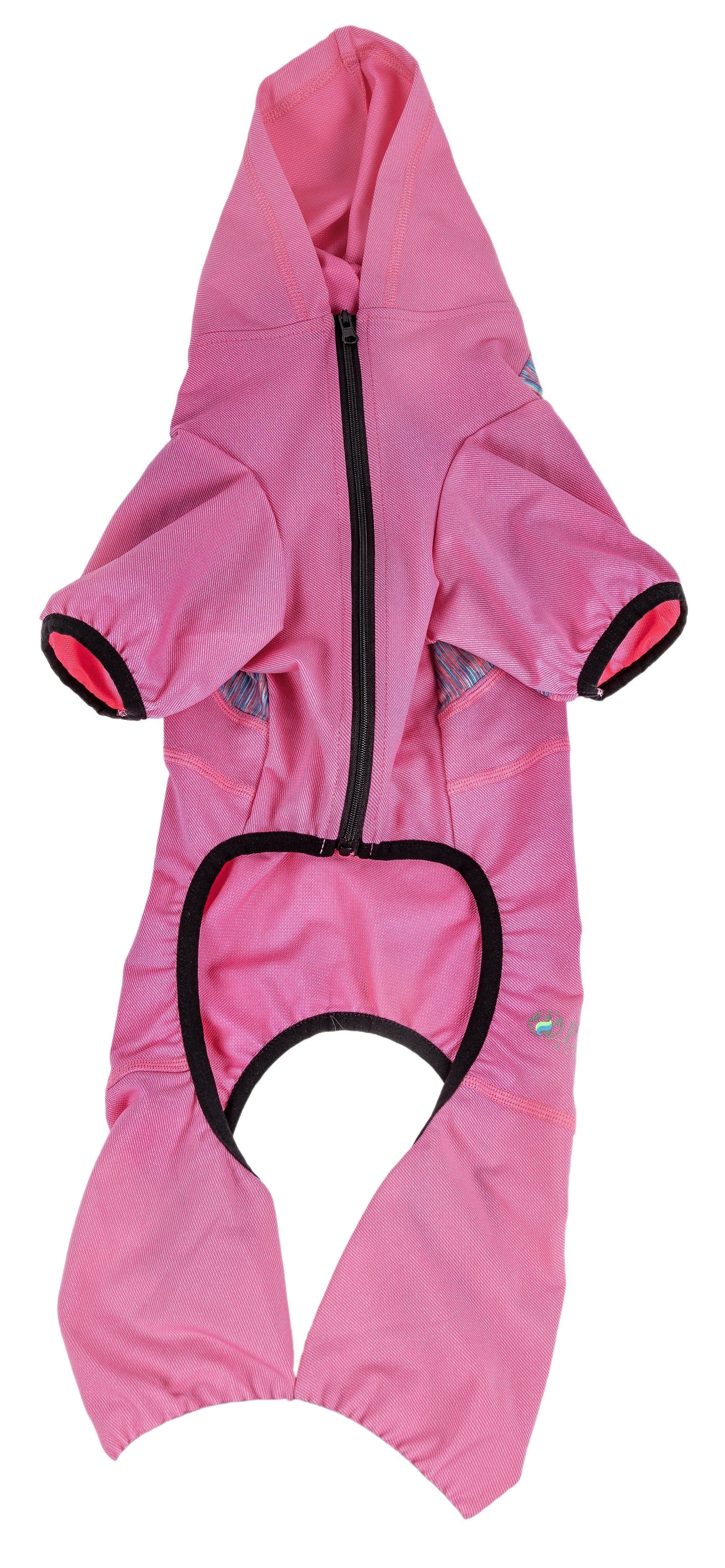 Pet Life Active Pawsterity Mediumweight 4-Way-Stretch Yoga Fitness Dog Tracksuit Hoodie
