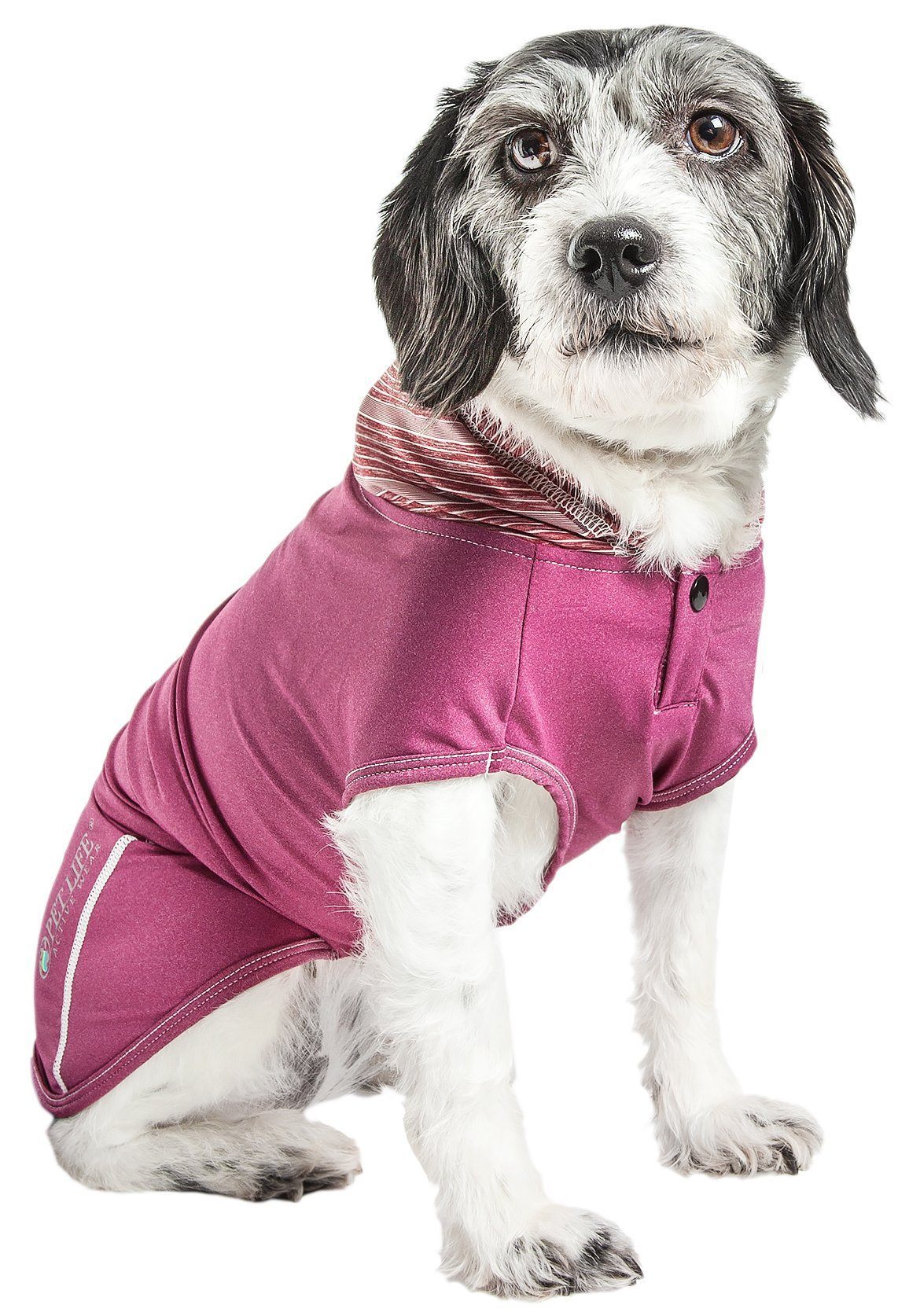 Pet Life ® Active Pull-Rover 4-Way Stretch Sleeveless Fitness Yoga Dog T-Shirt Hoodie