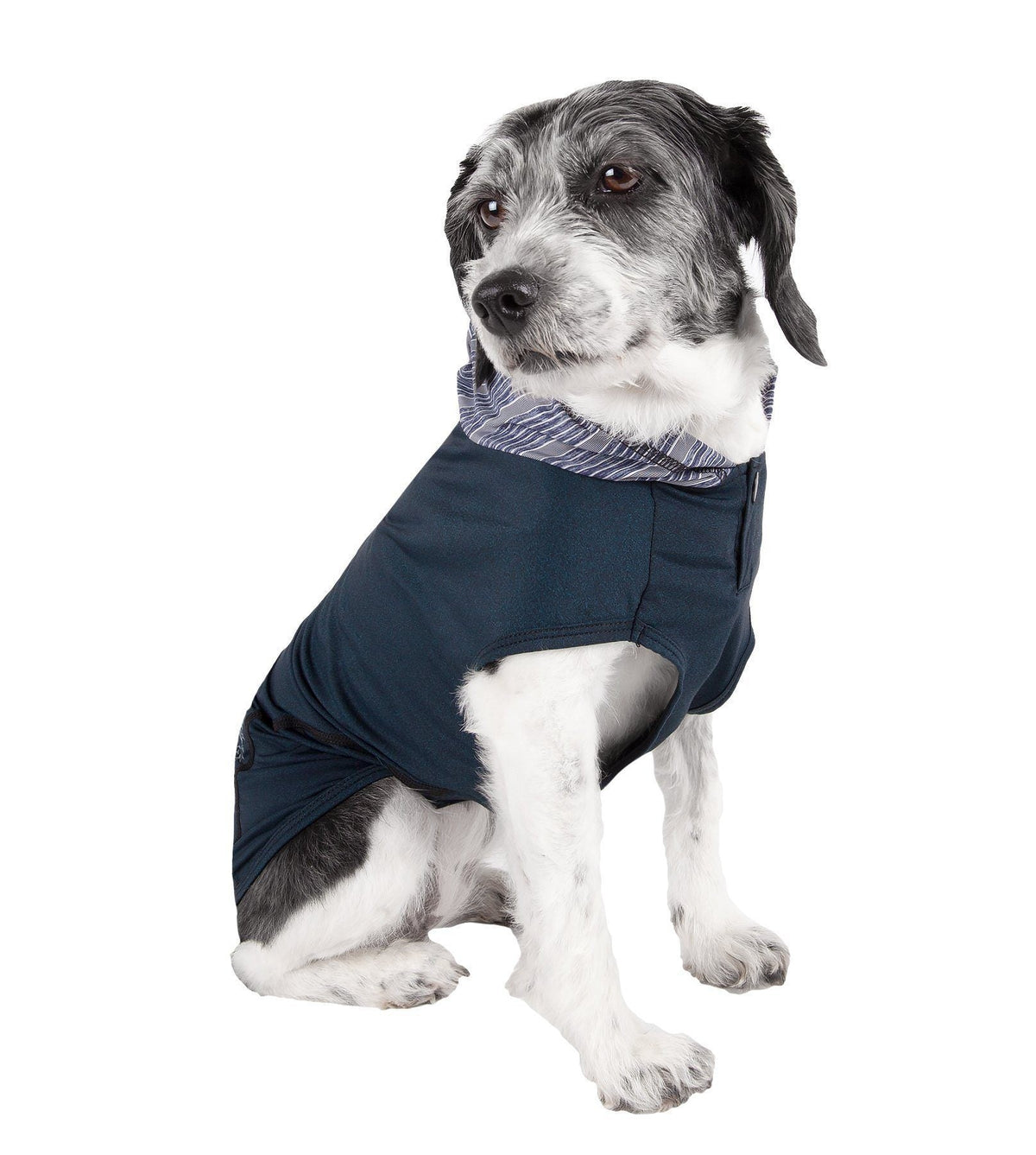 Pet Life Active Pull-Rover 4-Way Stretch Sleeveless Fitness Yoga Dog T-Shirt Hoodie