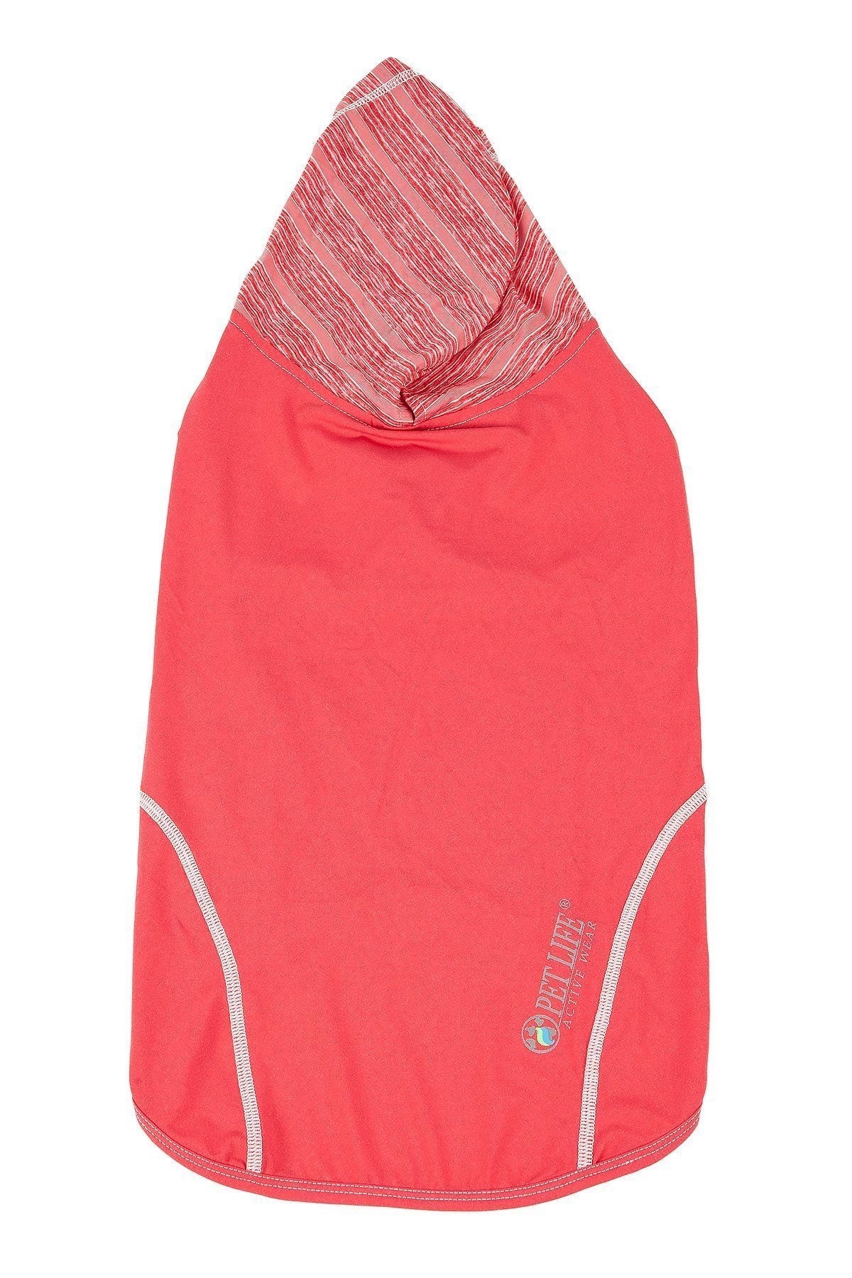 Pet Life ® Active Pull-Rover 4-Way Stretch Sleeveless Fitness Yoga Dog T-Shirt Hoodie