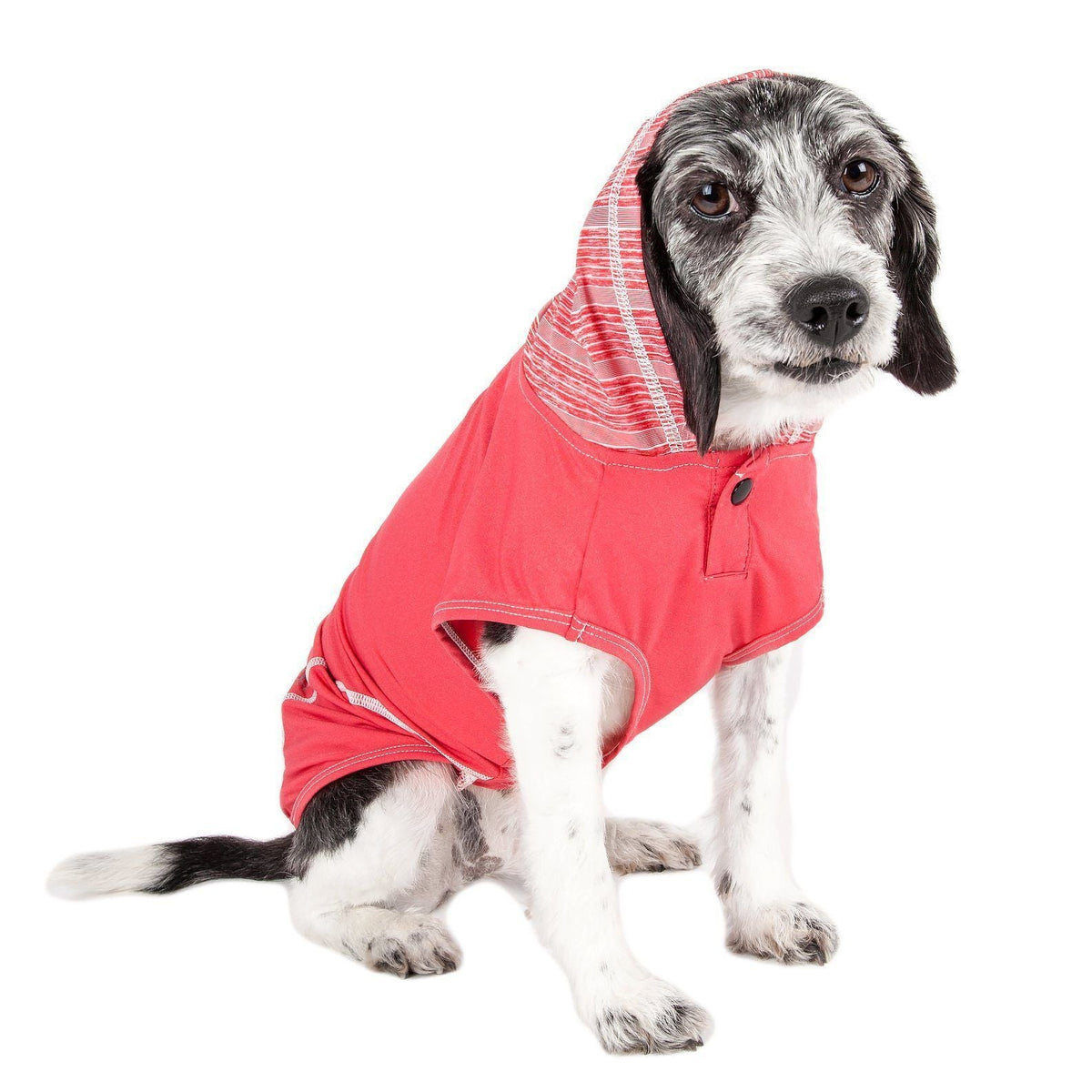 Pet Life Active Pull-Rover 4-Way Stretch Sleeveless Fitness Yoga Dog T-Shirt Hoodie