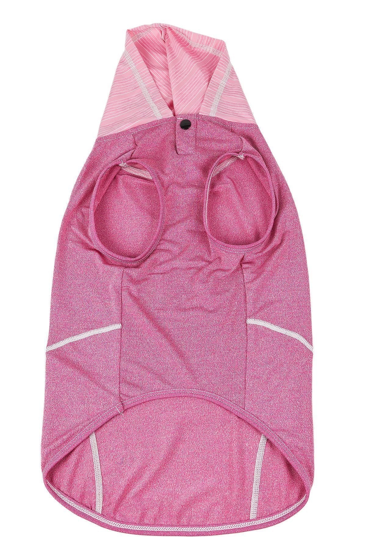 Pet Life Active Pull-Rover 4-Way Stretch Sleeveless Fitness Yoga Dog T-Shirt Hoodie