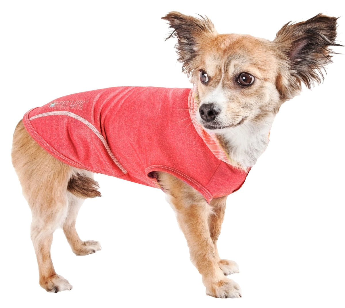 Pet Life Active Pull-Rover 4-Way Stretch Sleeveless Fitness Yoga Dog T-Shirt Hoodie