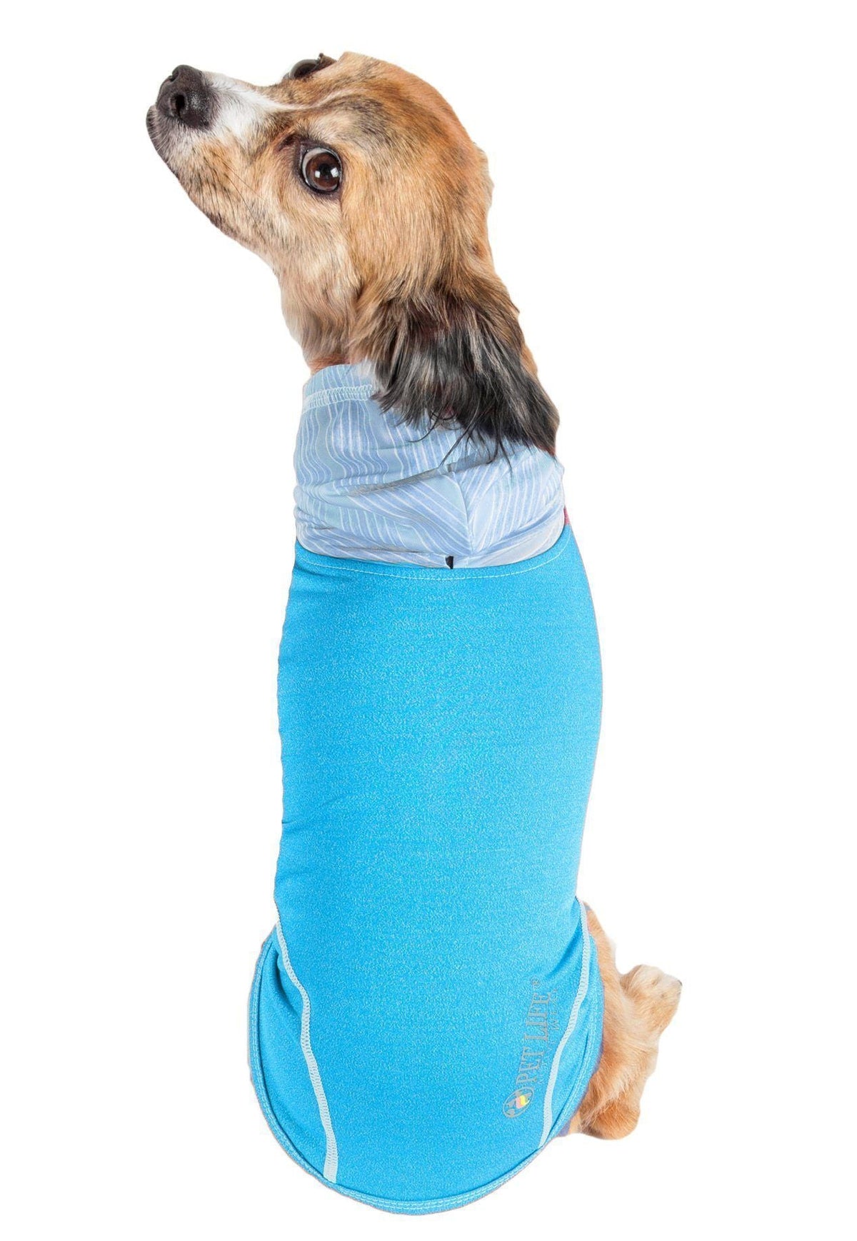 Pet Life Active Pull-Rover 4-Way Stretch Sleeveless Fitness Yoga Dog T-Shirt Hoodie