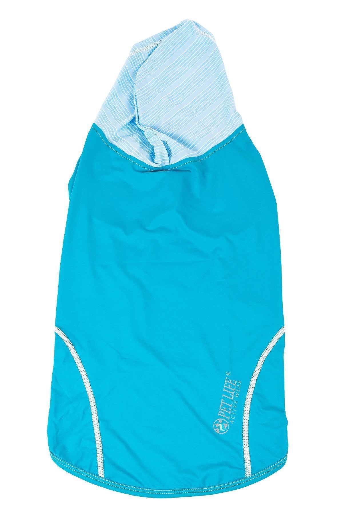 Pet Life Active Pull-Rover 4-Way Stretch Sleeveless Fitness Yoga Dog T-Shirt Hoodie