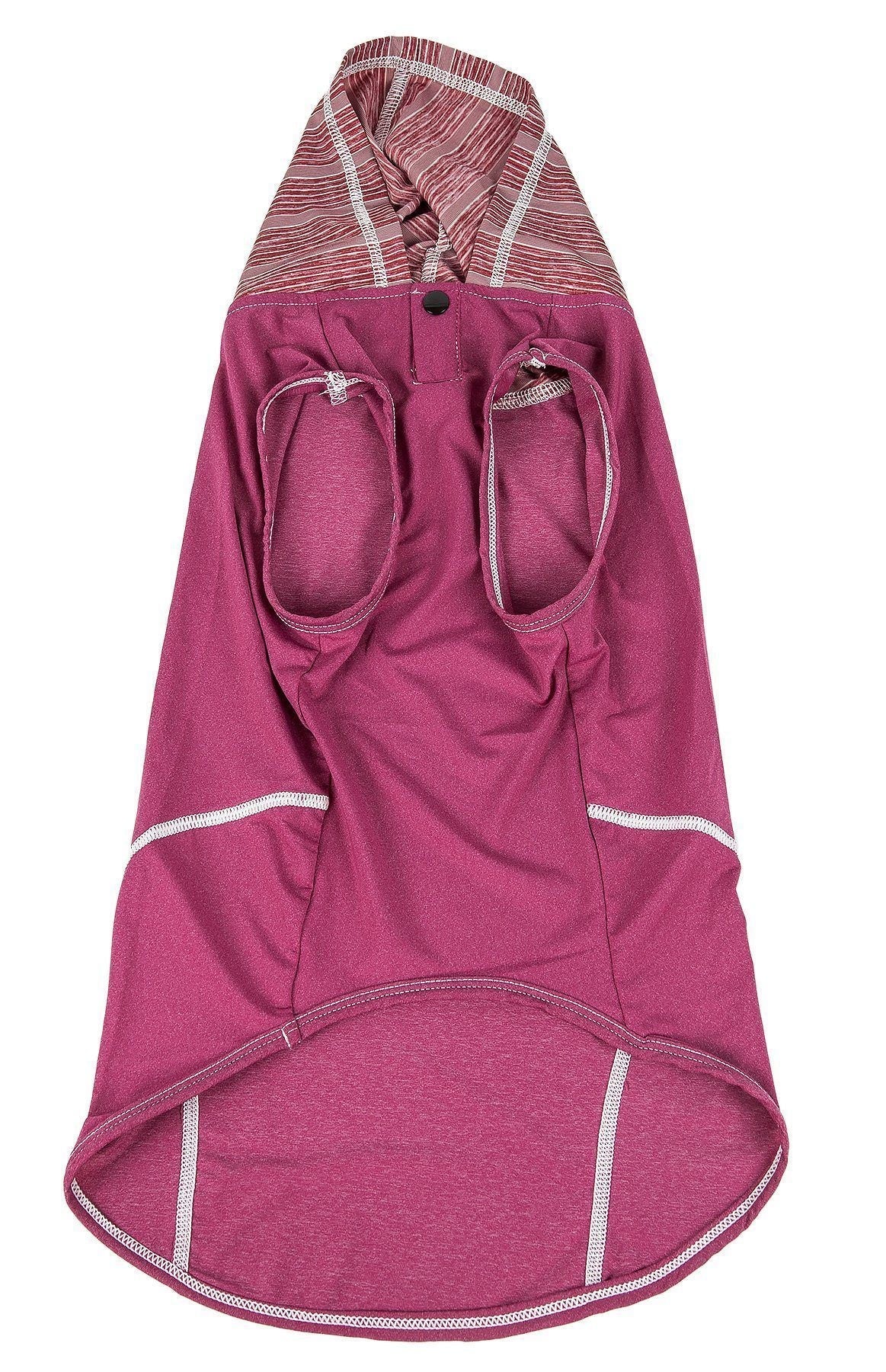 Pet Life Active Pull-Rover 4-Way Stretch Sleeveless Fitness Yoga Dog T-Shirt Hoodie