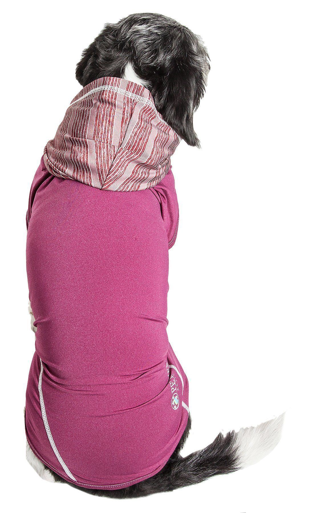 Pet Life Active Pull-Rover 4-Way Stretch Sleeveless Fitness Yoga Dog T-Shirt Hoodie