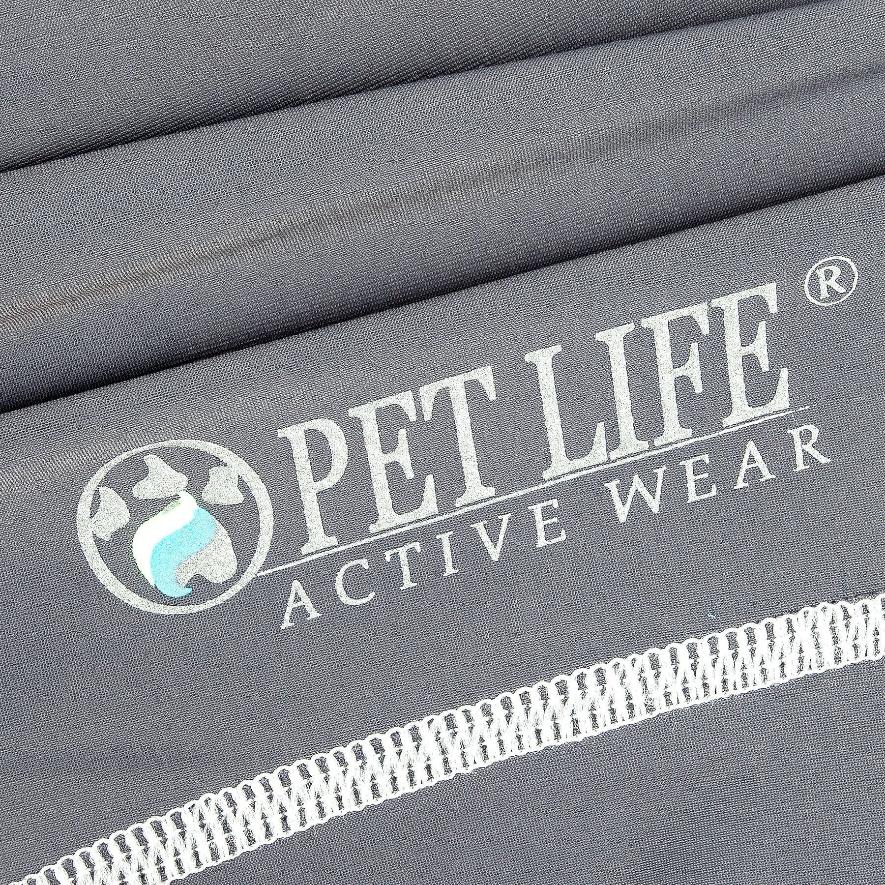 Pet Life Active Racerbark 4-Way-Stretch Yoga Fitness Dog T-Shirt Tank Top
