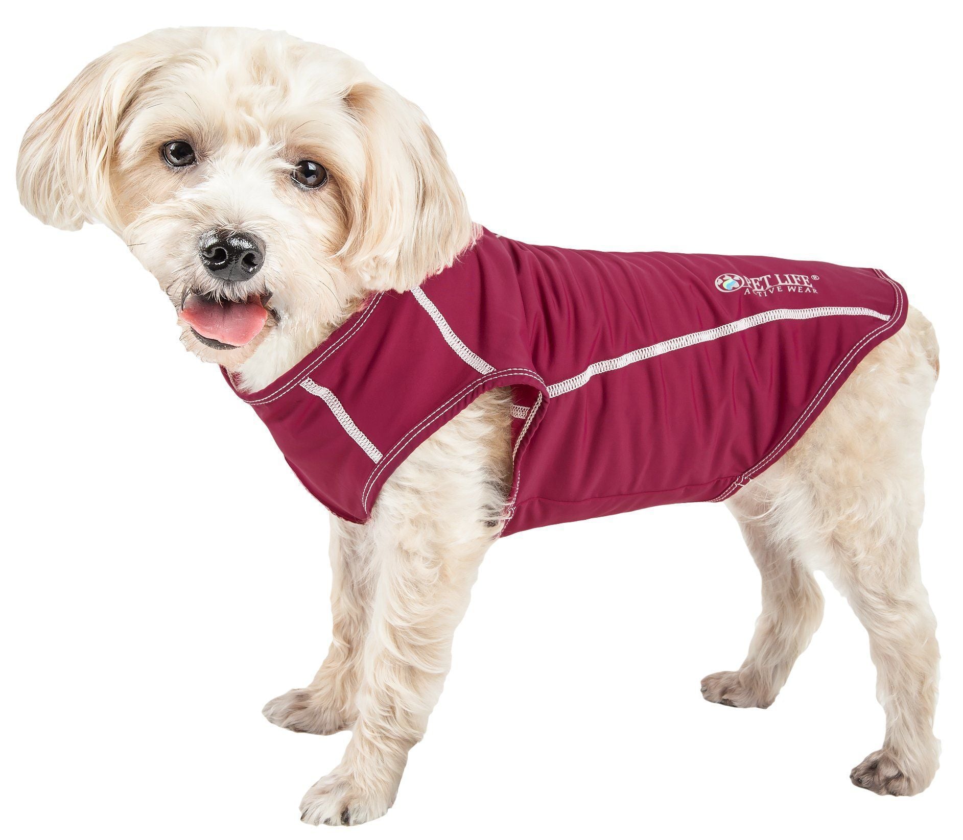 Pet Life Active Racerbark 4-Way-Stretch Yoga Fitness Dog T-Shirt Tank Top