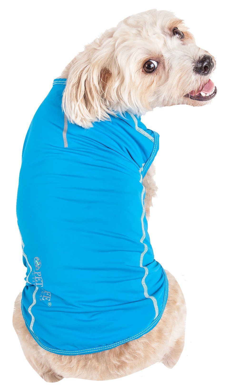 Pet Life Active Racerbark 4-Way-Stretch Yoga Fitness Dog T-Shirt Tank Top