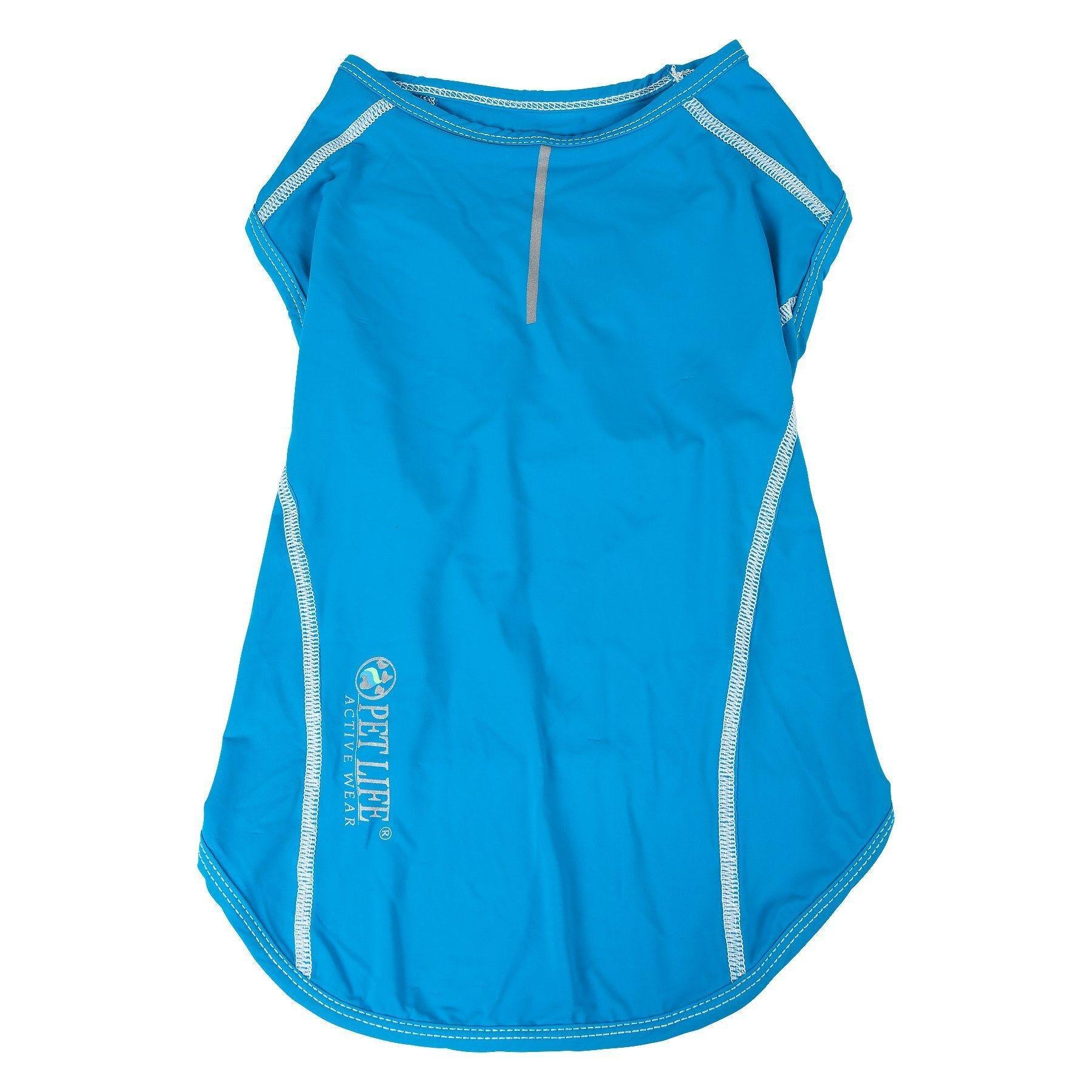 Pet Life Active Racerbark 4-Way-Stretch Yoga Fitness Dog T-Shirt Tank Top
