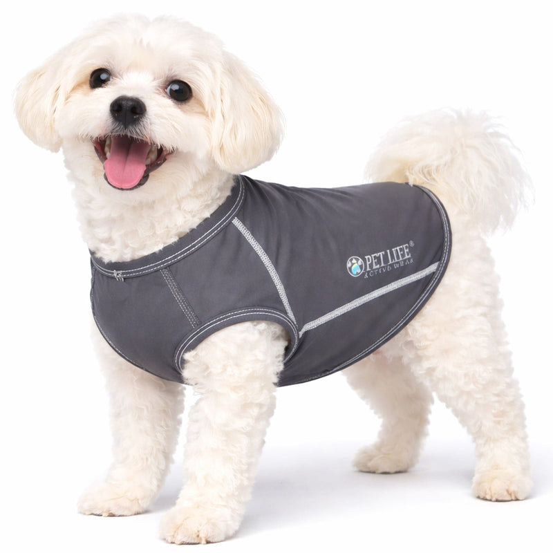 Pet Life Active Racerbark 4-Way-Stretch Yoga Fitness Dog T-Shirt Tank Top | HT Animal Supply