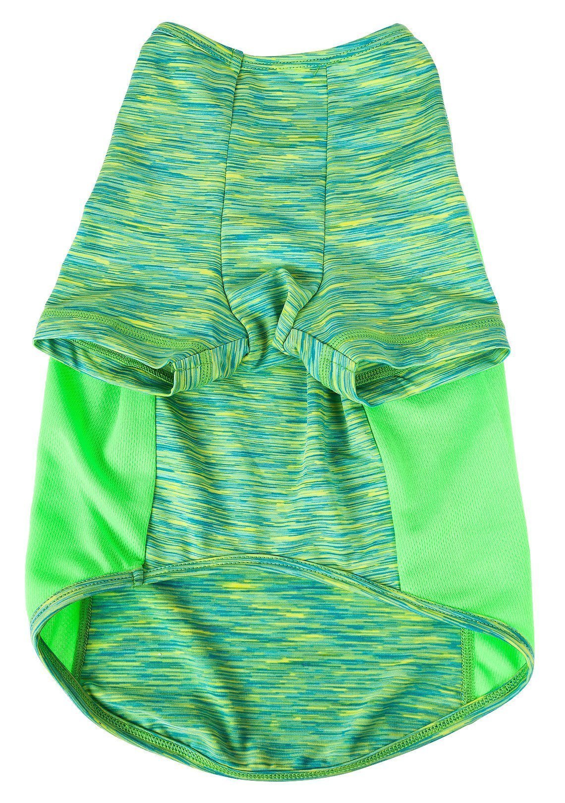 Pet Life Active Warf Speed Heathered Ultra-Stretch Yoga Fitness Dog T-Shirt