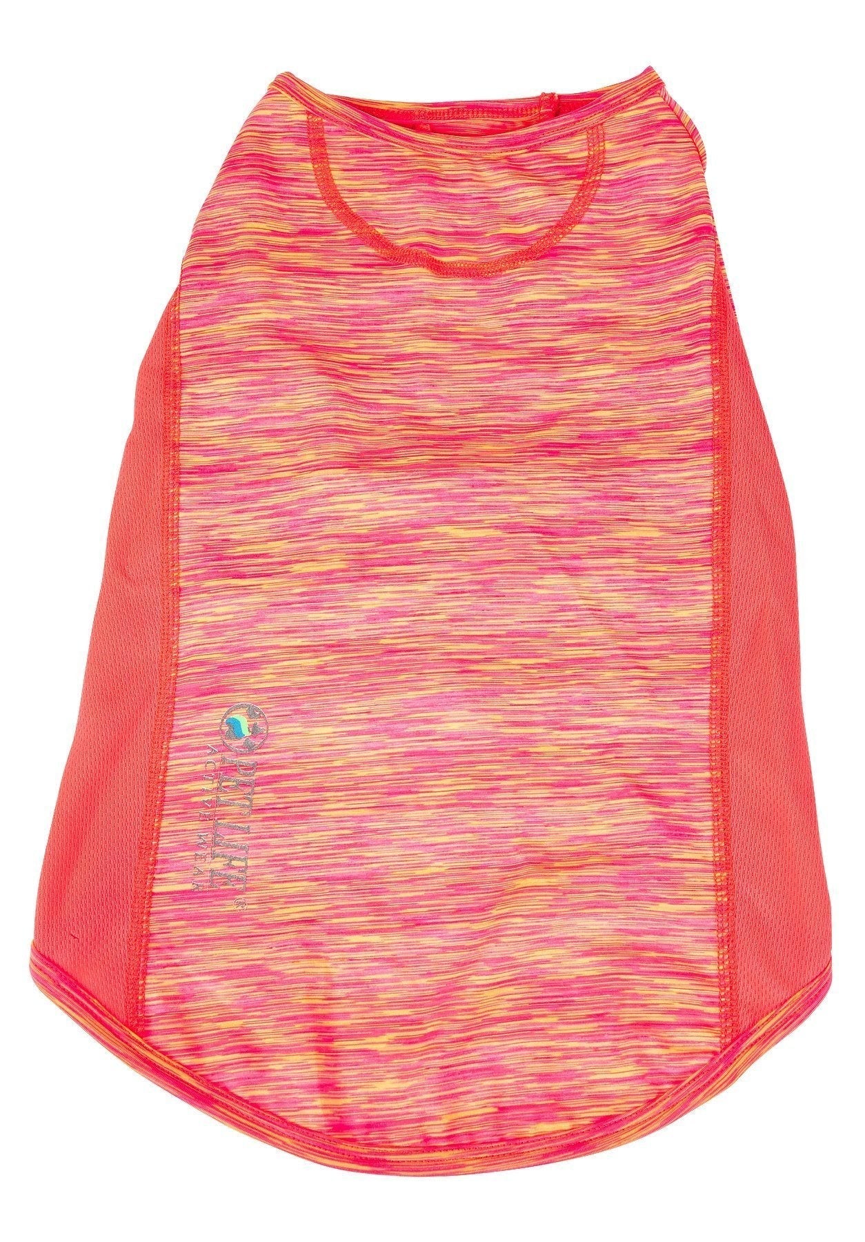 Pet Life Active Warf Speed Heathered Ultra-Stretch Yoga Fitness Dog T-Shirt