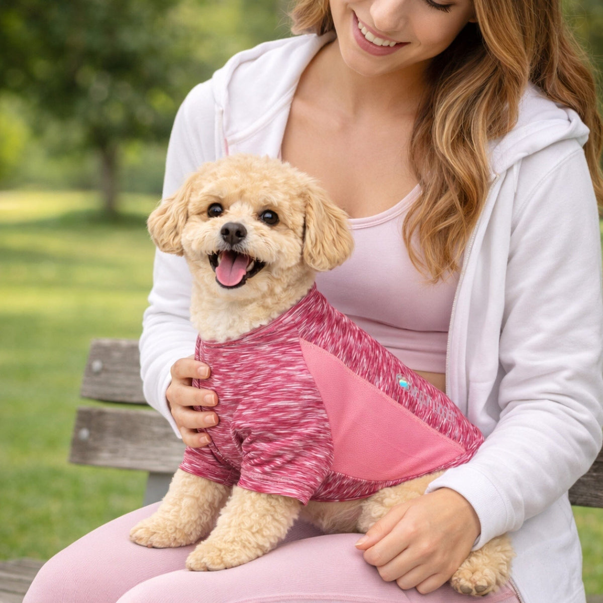 Pet Life Active Warf Speed Heathered Ultra-Stretch Yoga Fitness Dog T-Shirt | HT Animal Supply