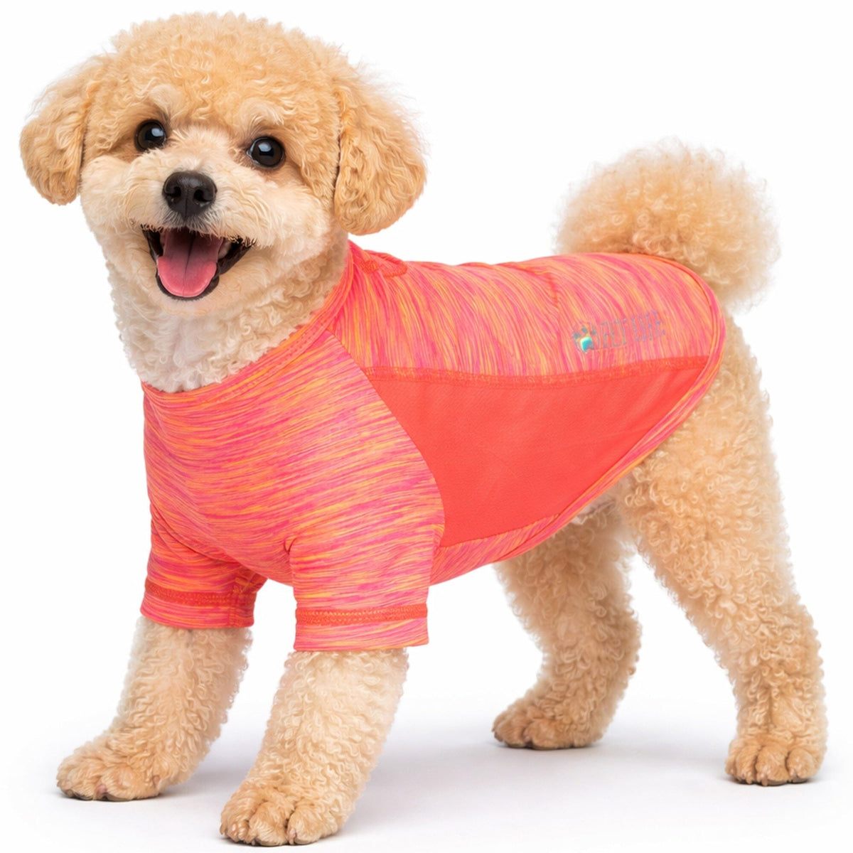 Pet Life Active Warf Speed Heathered Ultra-Stretch Yoga Fitness Dog T-Shirt | HT Animal Supply