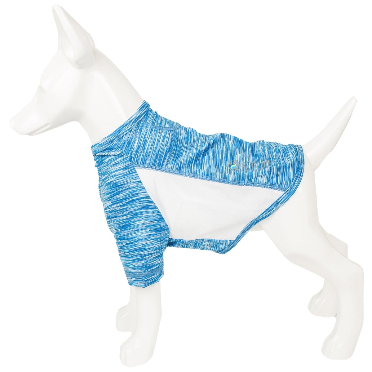 Pet Life Active Warf Speed Heathered Ultra-Stretch Yoga Fitness Dog T-Shirt | HT Animal Supply