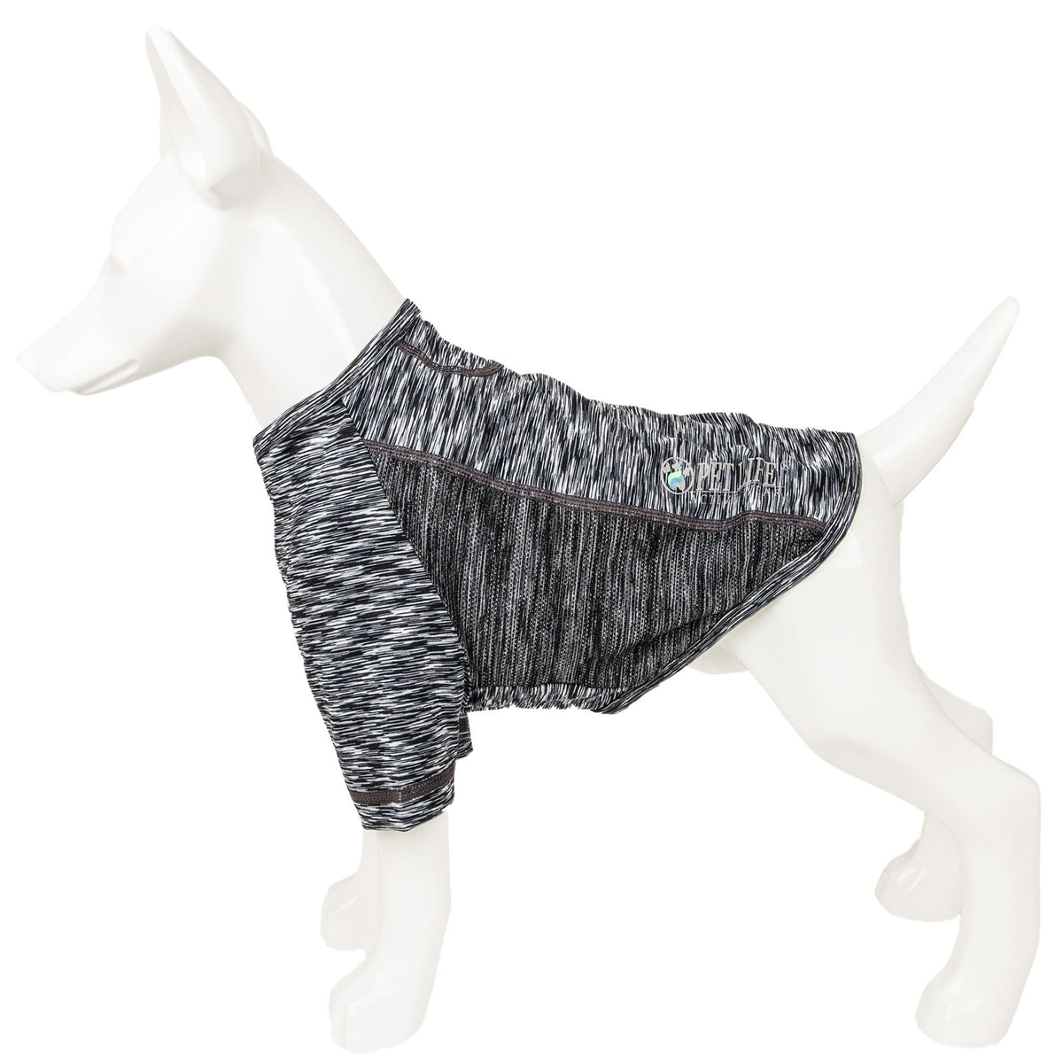 Pet Life Active Warf Speed Heathered Ultra-Stretch Yoga Fitness Dog T-Shirt | HT Animal Supply