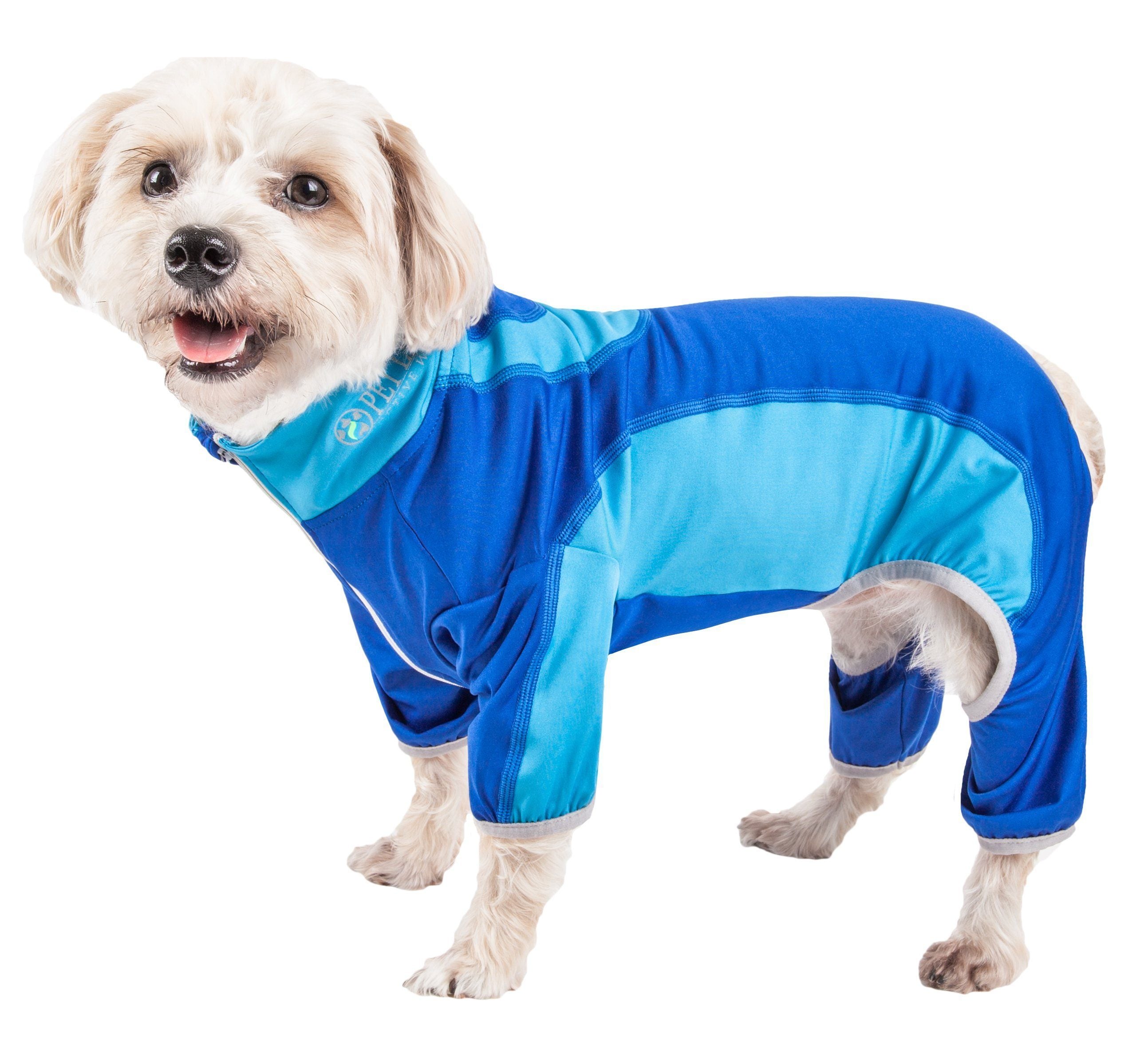 Pet Life Active Warm-Pup Stretchy and Quick-Drying Fitness Dog Yoga Warm-Up Tracksuit