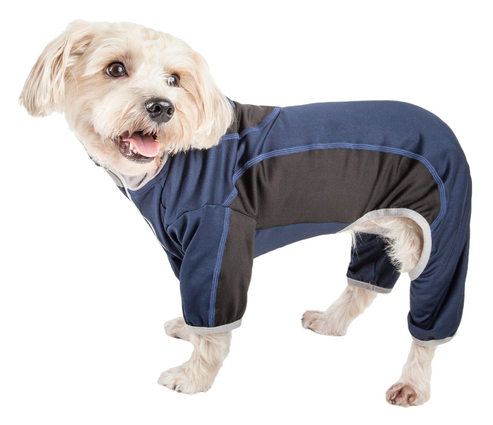 Pet Life Active Warm-Pup Stretchy and Quick-Drying Fitness Dog Yoga Warm-Up Tracksuit