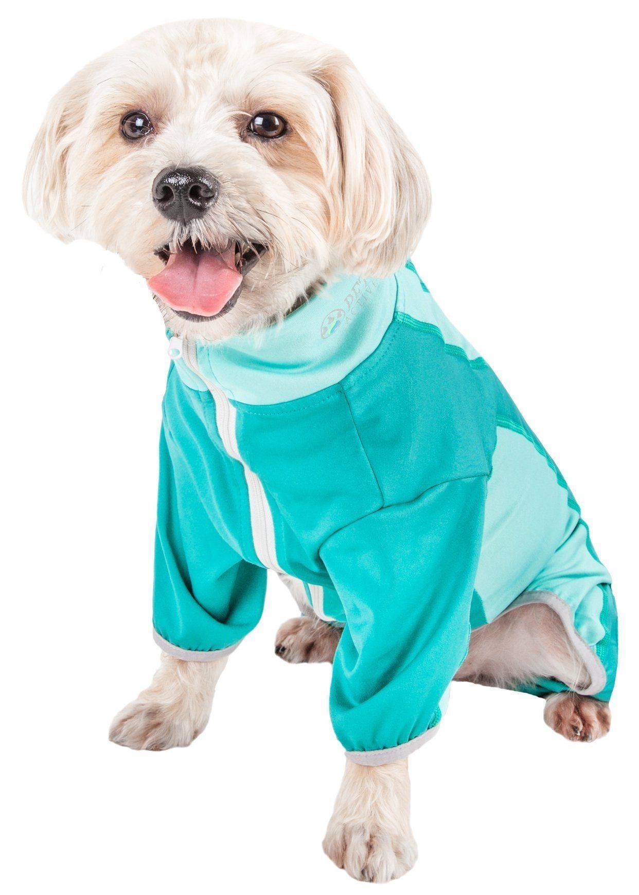 Pet Life Active Warm-Pup Stretchy and Quick-Drying Fitness Dog Yoga Warm-Up Tracksuit