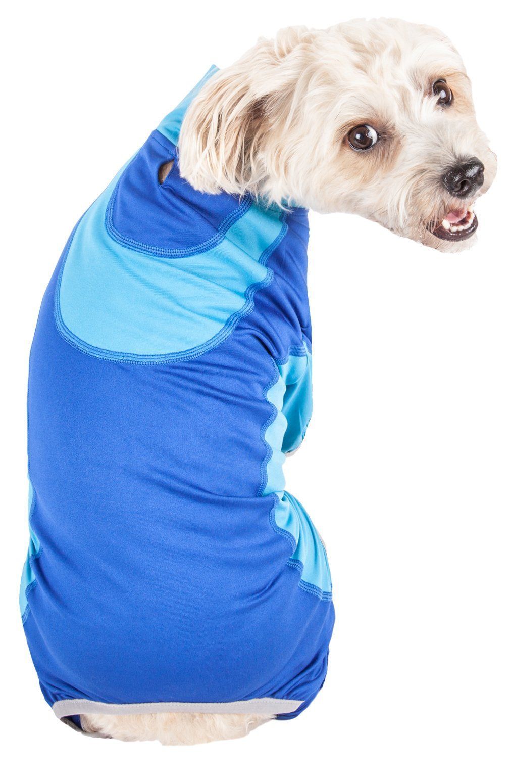 Pet Life Active Warm-Pup Stretchy and Quick-Drying Fitness Dog Yoga Warm-Up Tracksuit