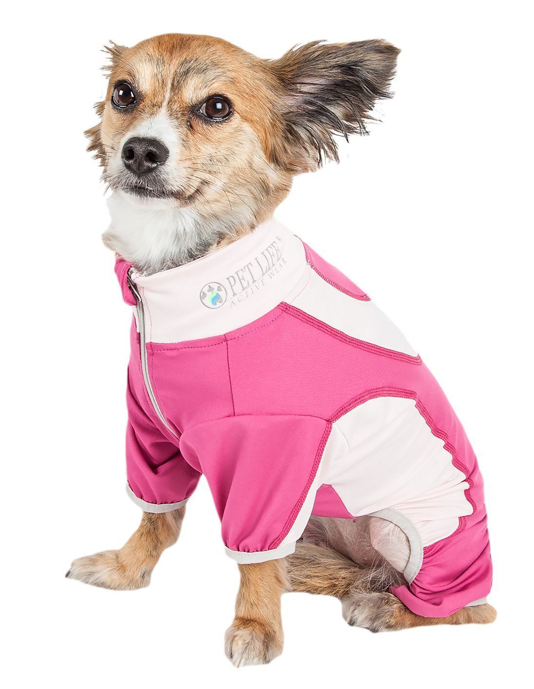 Pet Life ® Active Warm-Pup Stretchy and Quick-Drying Fitness Dog Yoga Warm-Up Tracksuit