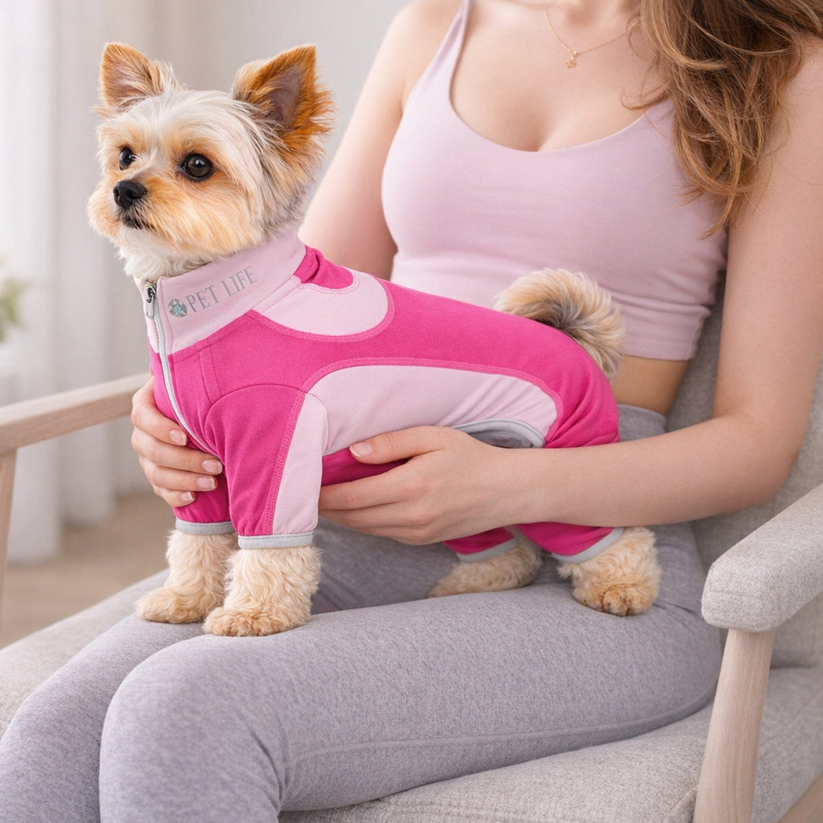 Pet Life Active Warm-Pup Stretchy and Quick-Drying Fitness Dog Yoga Warm-Up Tracksuit | HT Animal Supply