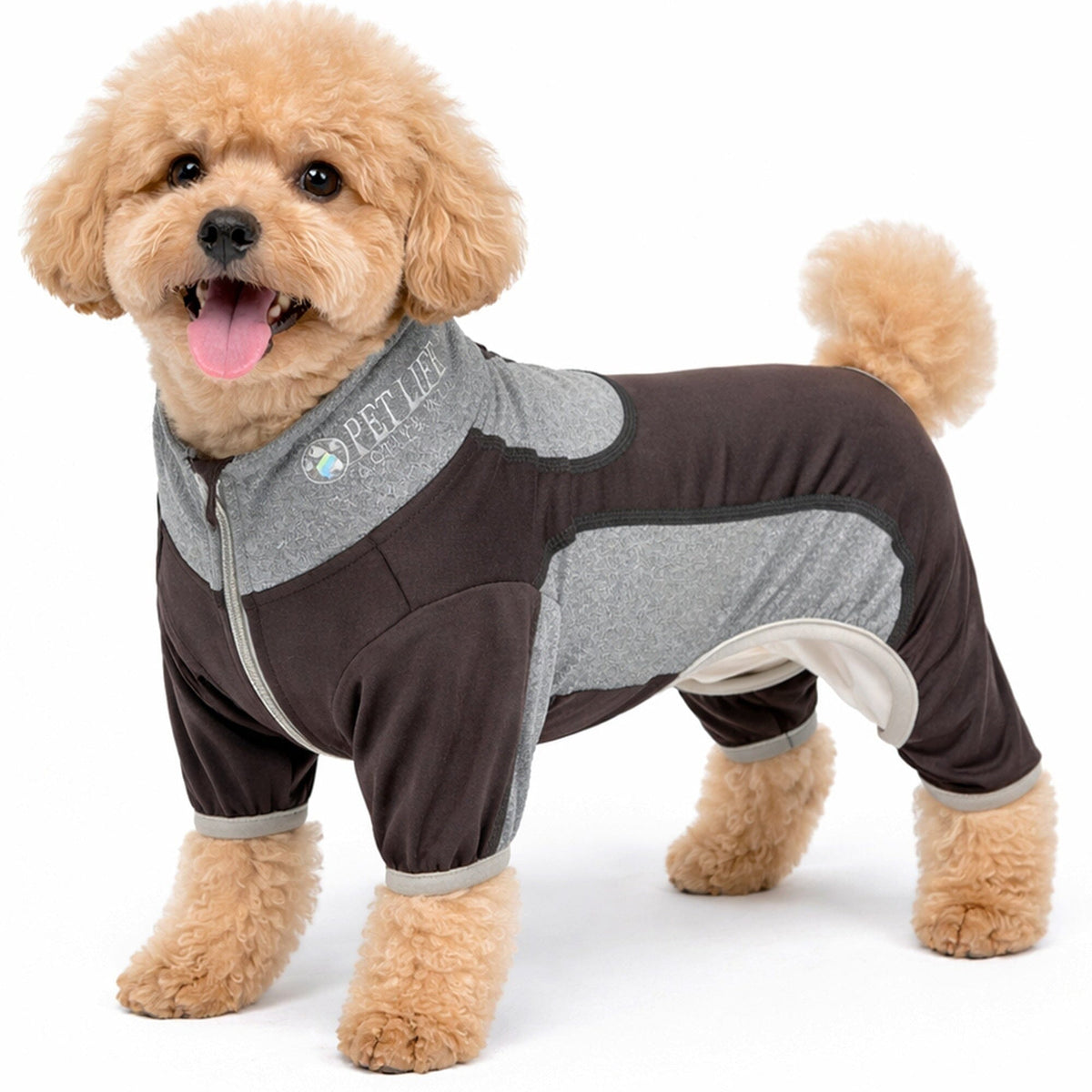 Pet Life Active Warm-Pup Stretchy and Quick-Drying Fitness Dog Yoga Warm-Up Tracksuit | HT Animal Supply