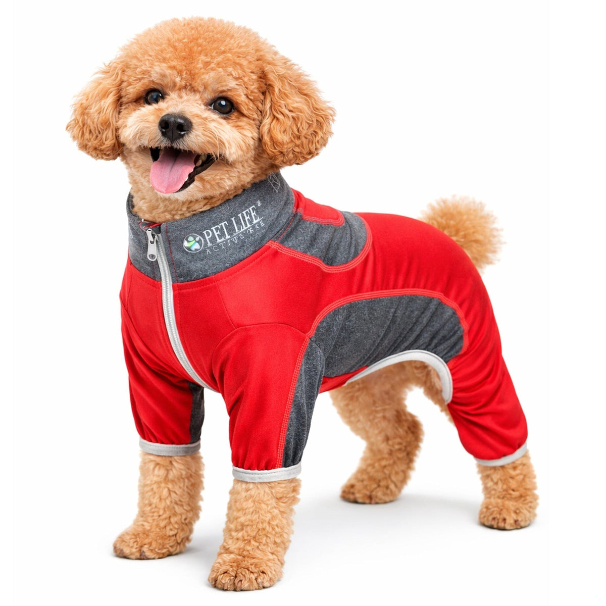 Pet Life Active Warm-Pup Stretchy and Quick-Drying Fitness Dog Yoga Warm-Up Tracksuit | HT Animal Supply