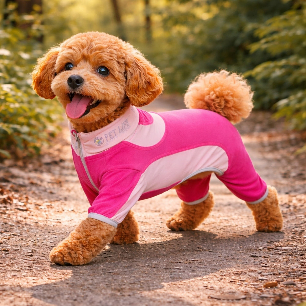 Pet Life Active Warm-Pup Stretchy and Quick-Drying Fitness Dog Yoga Warm-Up Tracksuit | HT Animal Supply