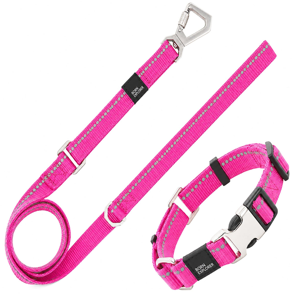 Pet Life Advent Outdoor Series 3M Reflective 2-in-1 Durable Martingale Training Dog Leash and Collar | HT Animal Supply