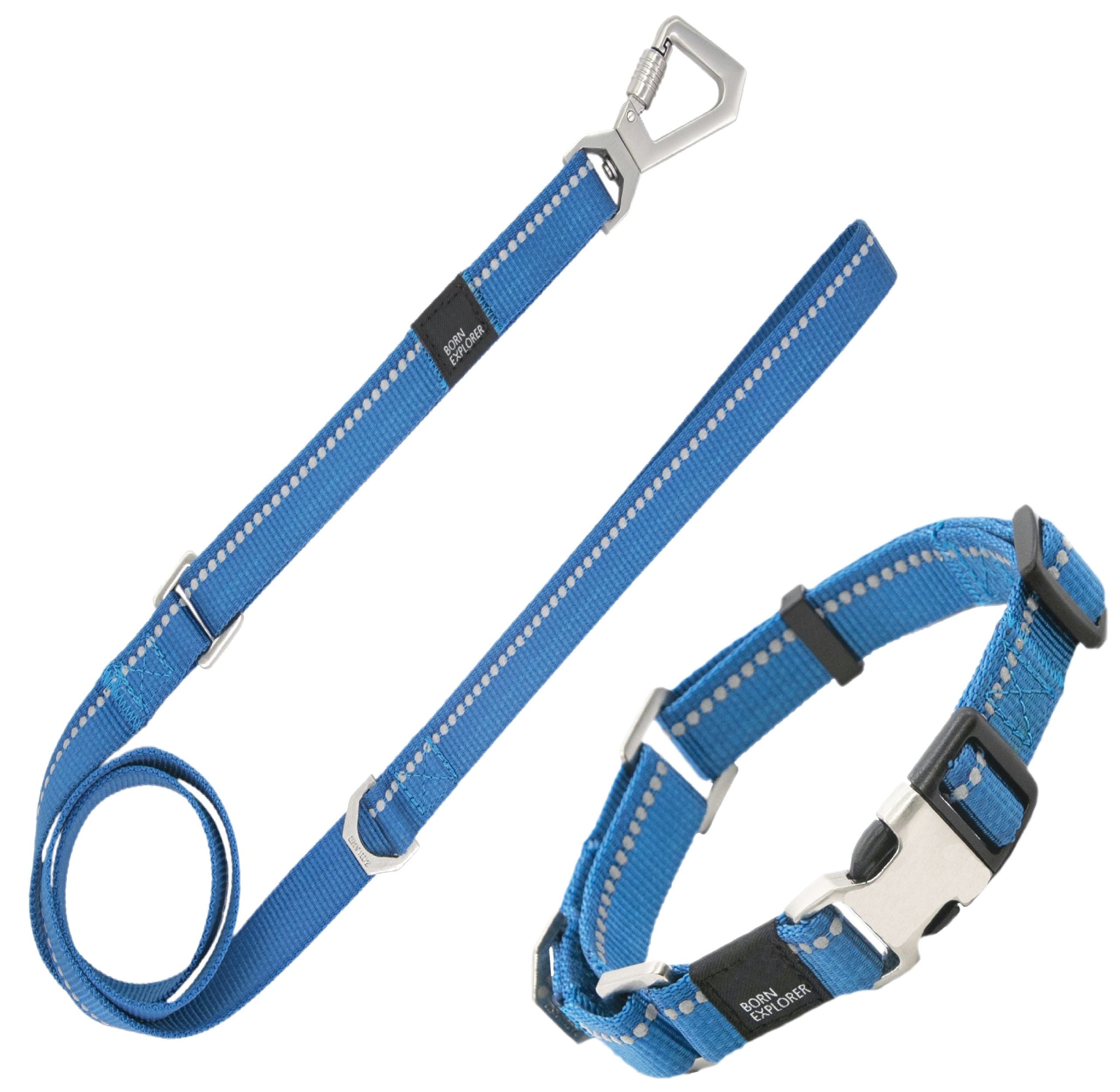 Pet Life ® Advent Outdoor Series 3M Reflective 2-in-1 Durable Martingale Training Dog Leash and Collar