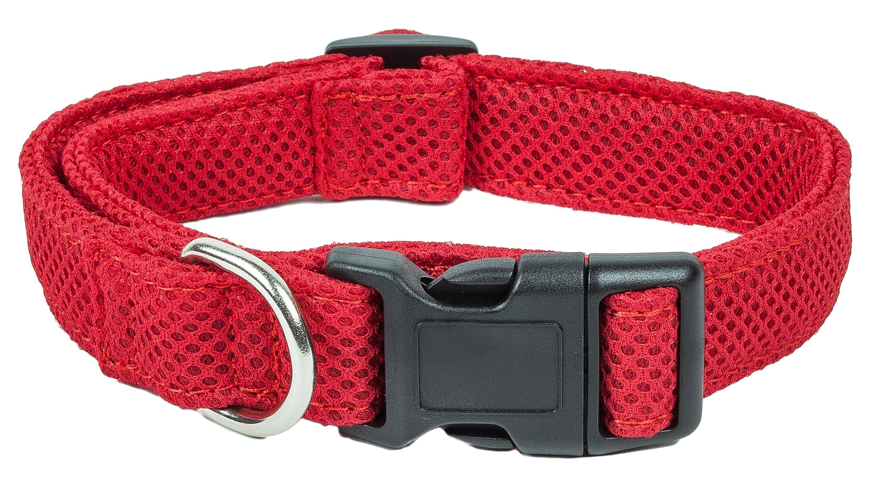 Pet Life Aero Mesh Dual-Sided Breathable and Adjustable Thick Mesh Dog Collar