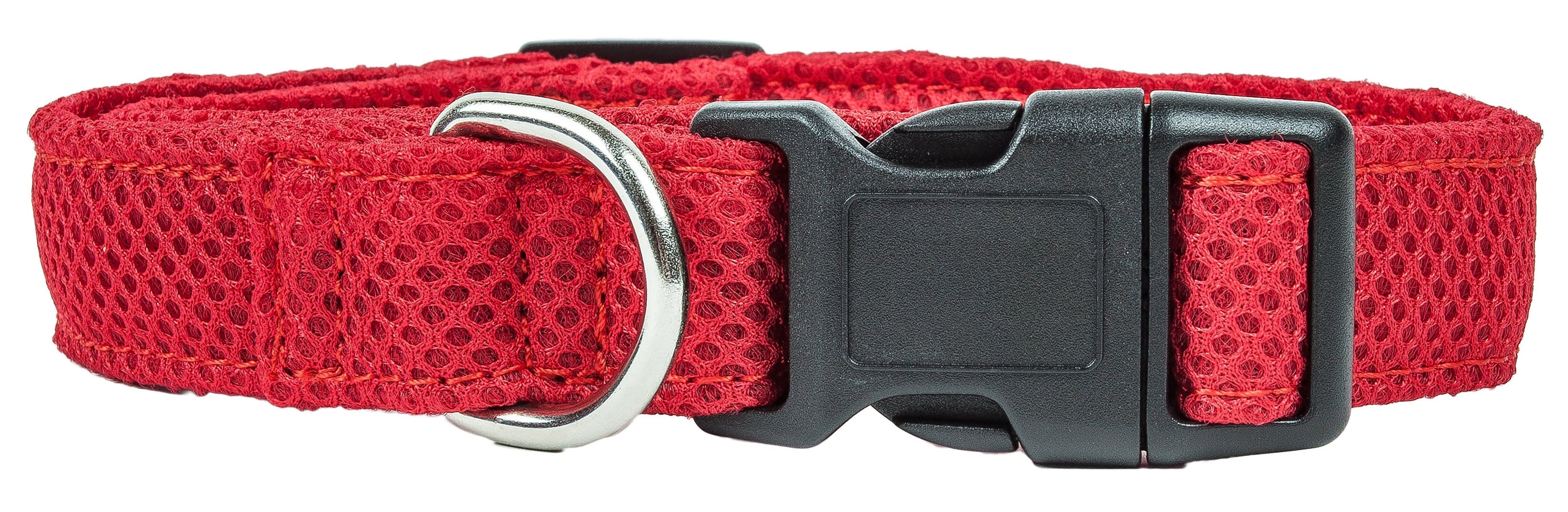Pet Life Aero Mesh Dual-Sided Breathable and Adjustable Thick Mesh Dog Collar