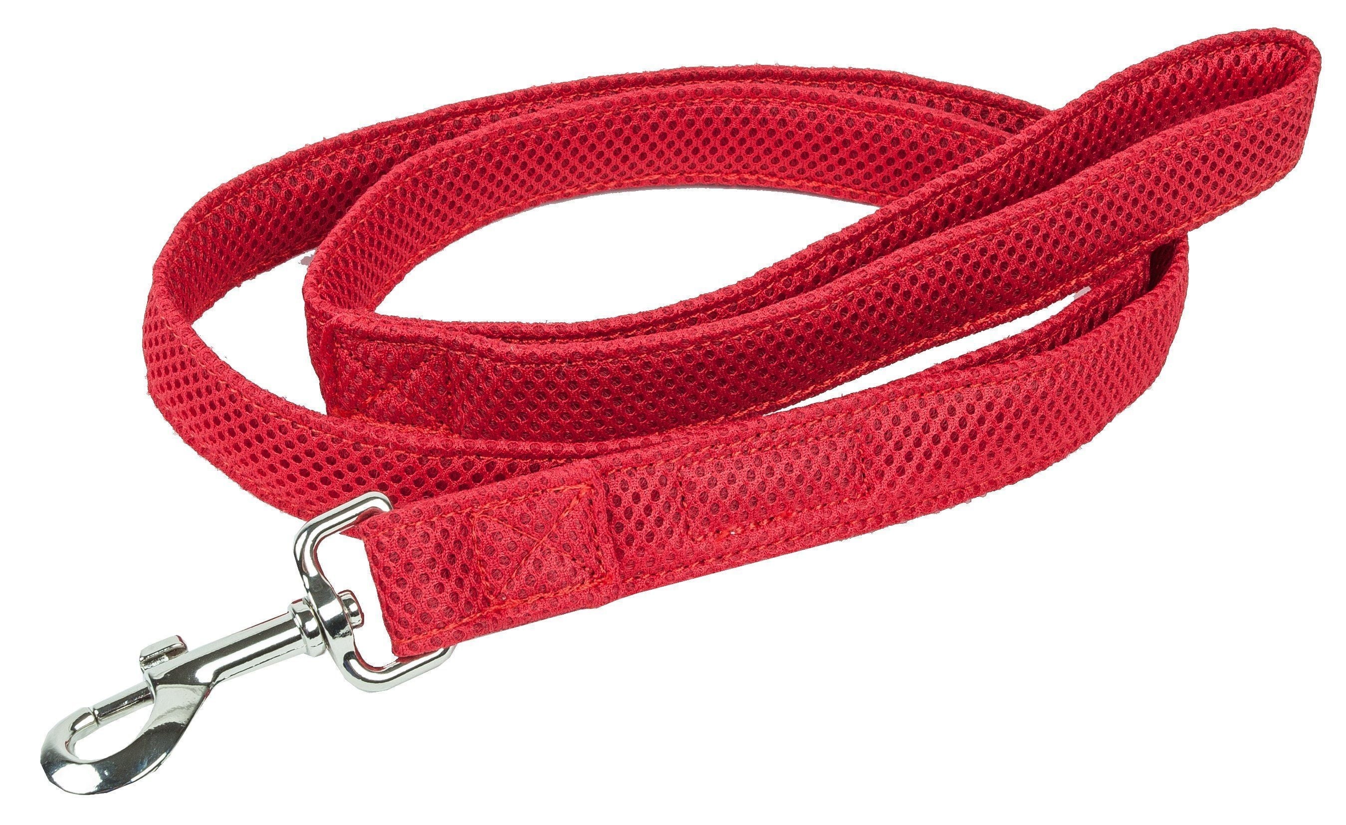 Pet Life ®  Aero Mesh Breathable and Adjustable Dual Sided Thick Mesh Dog Leash