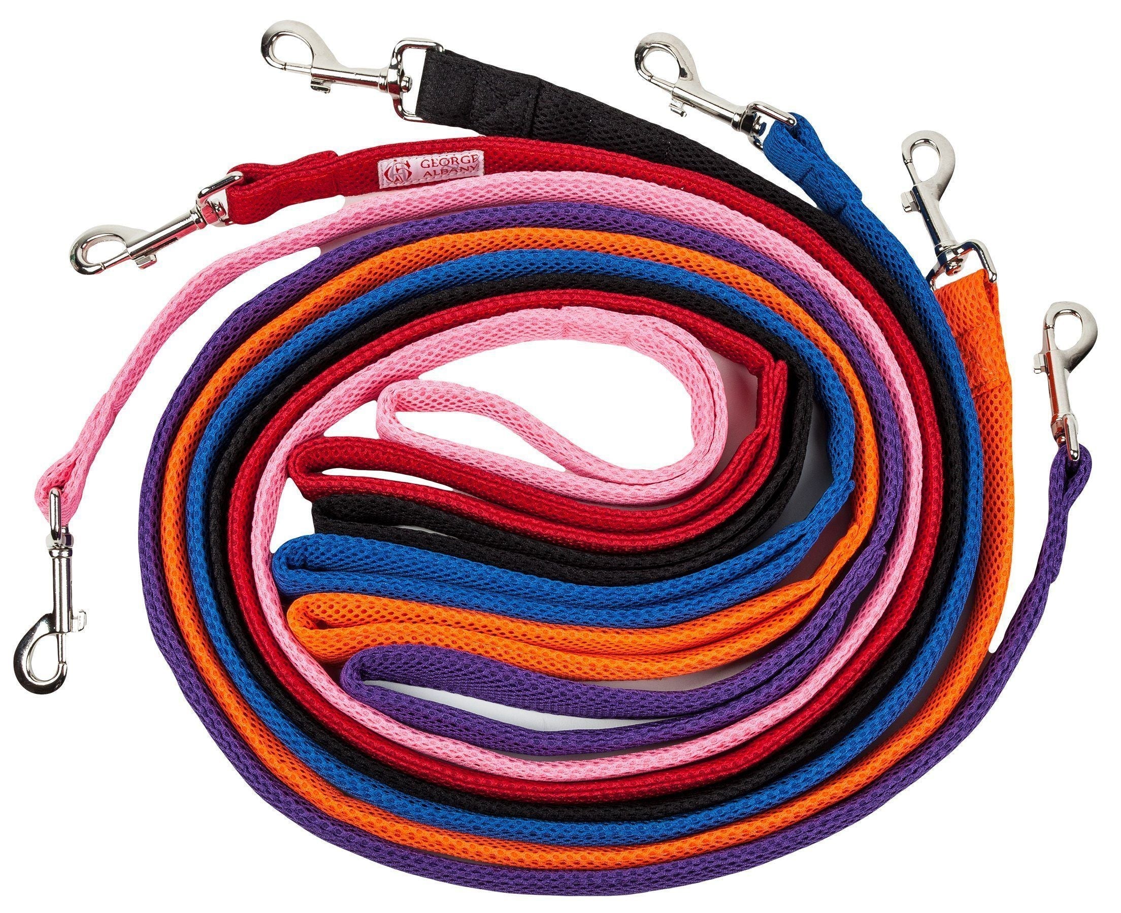 Pet Life Aero Mesh Breathable and Adjustable Dual Sided Thick Mesh Dog Leash