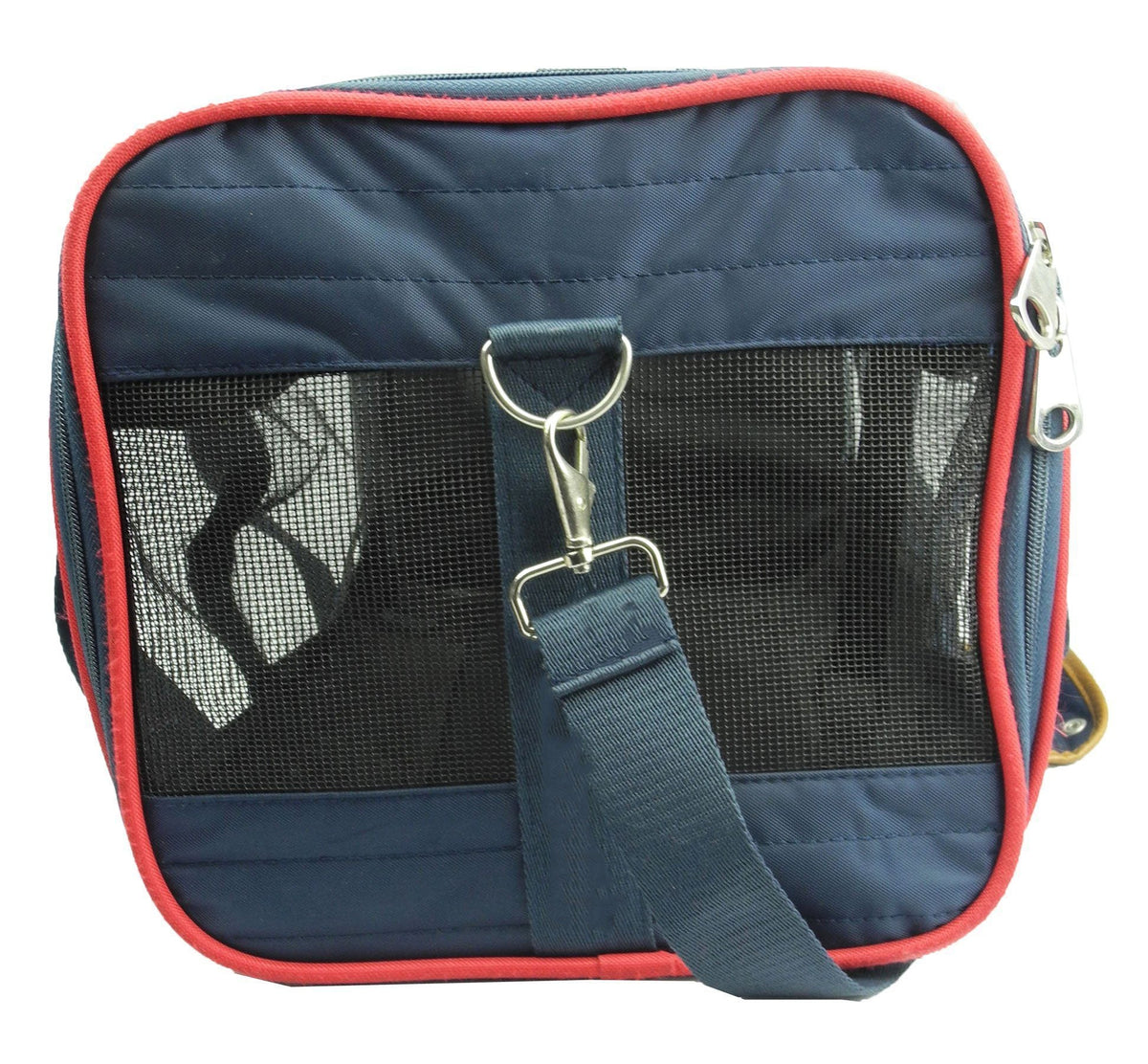 Pet Life Aero-Zoom Airline Approved lightweight Wire Framed Folding Collapsible Fashion Pet Dog Carrier
