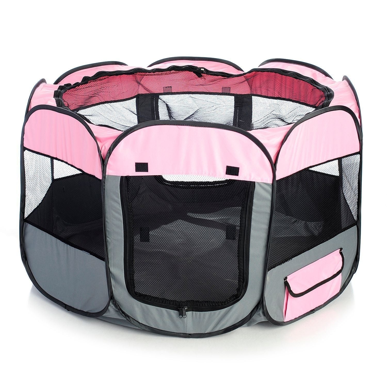 Pet Life All-Terrain Lightweight Easy Folding Wire-Framed Collapsible Travel Pet Dog Playpen crate