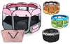 Pet Life All-Terrain Lightweight Easy Folding Wire-Framed Collapsible Travel Pet Dog Playpen crate
