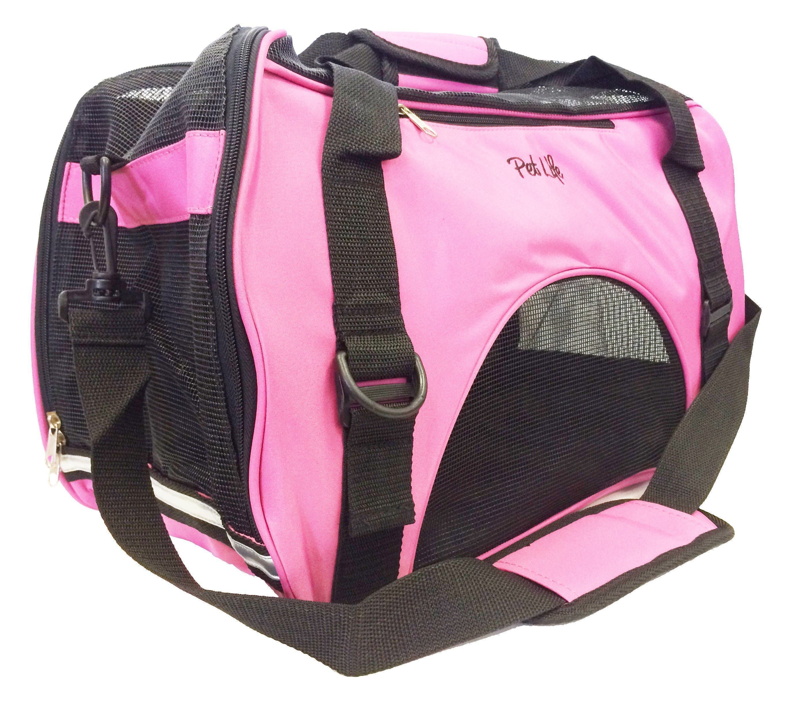 Pet Life Altitude Force Airline Approved Sporty Zippered Folding Fashion Pet Dog Carrier