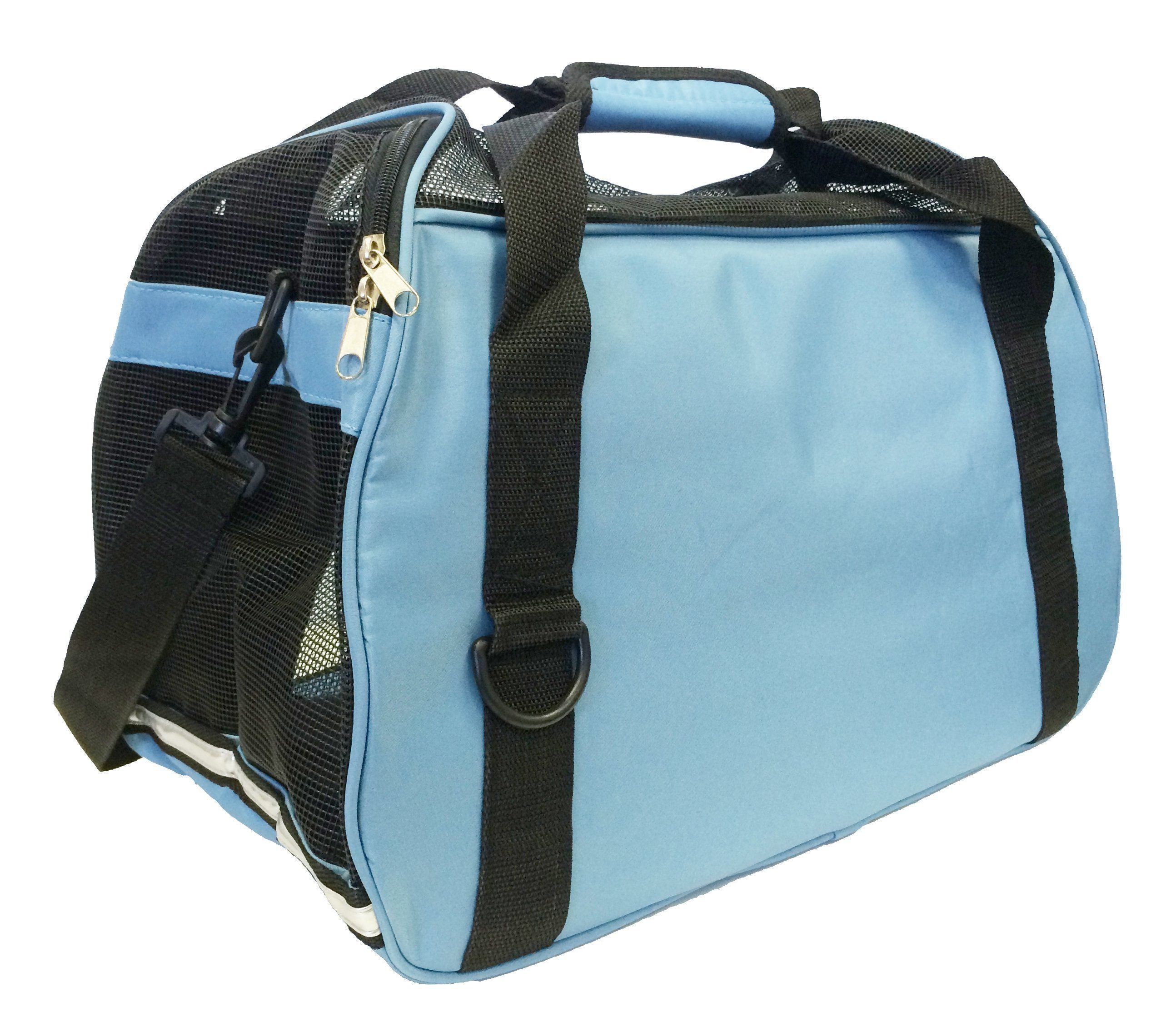 Pet Life Altitude Force Airline Approved Sporty Zippered Folding Fashion Pet Dog Carrier